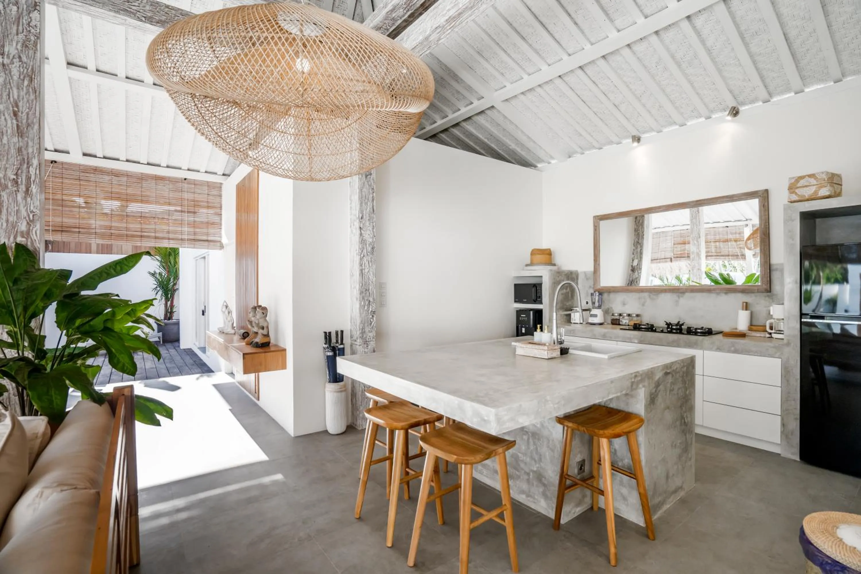 Dining area in Villa Surga Julie by Alfred in Bali