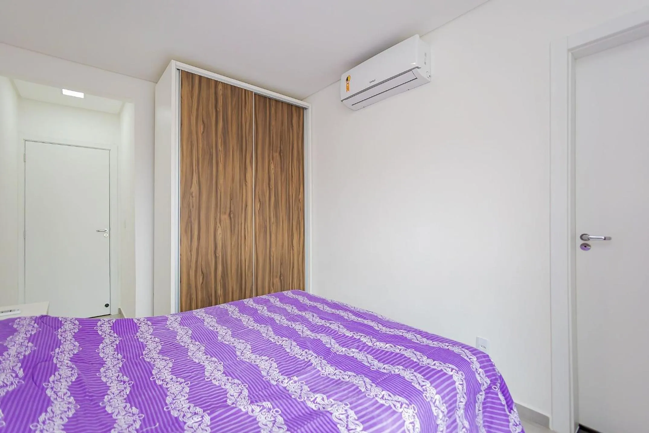 Bedroom, Bed in 150m da praia em um fantástico edifício em Balneário Piçarras