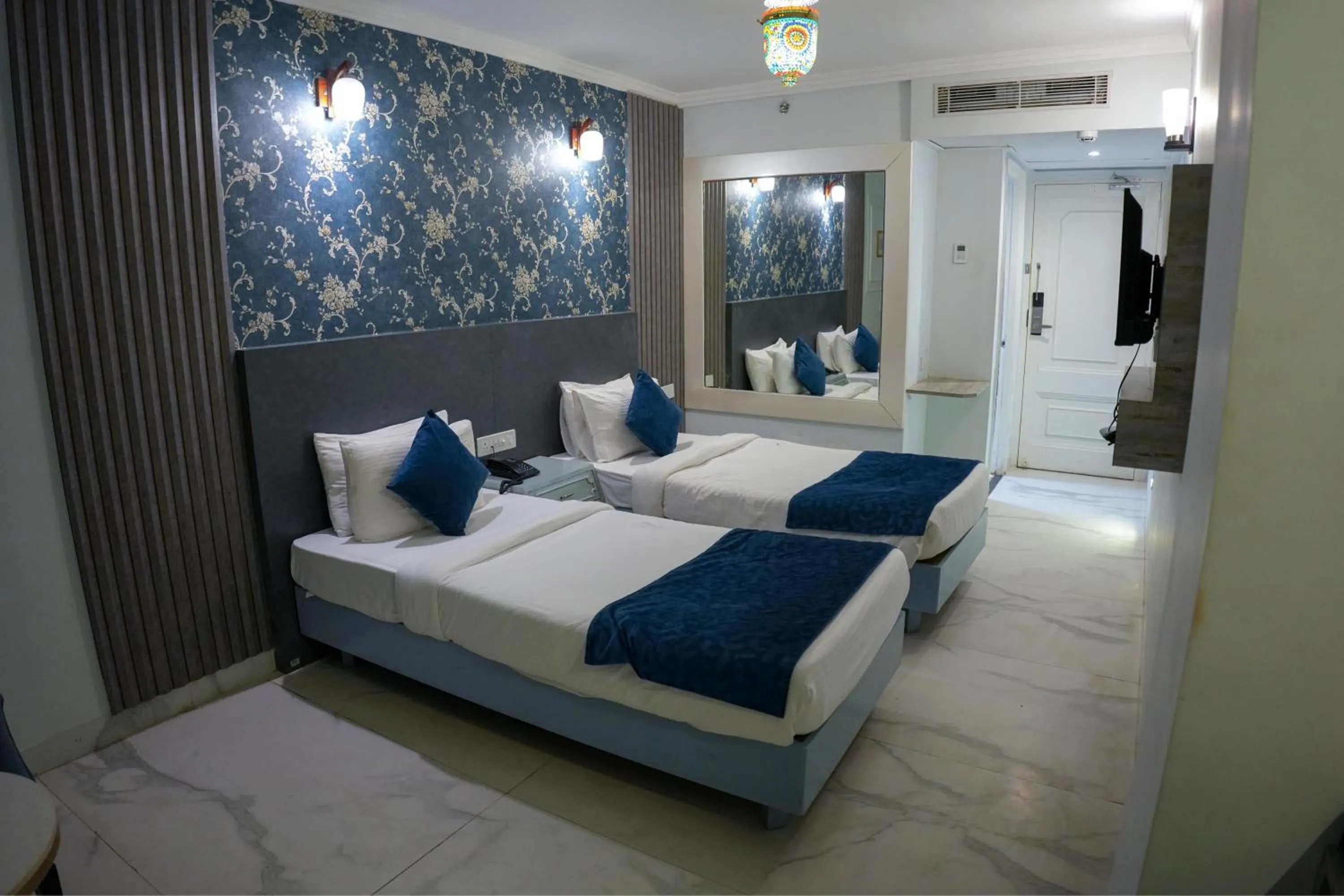 Bed in The Shanti A Boutique Hotel