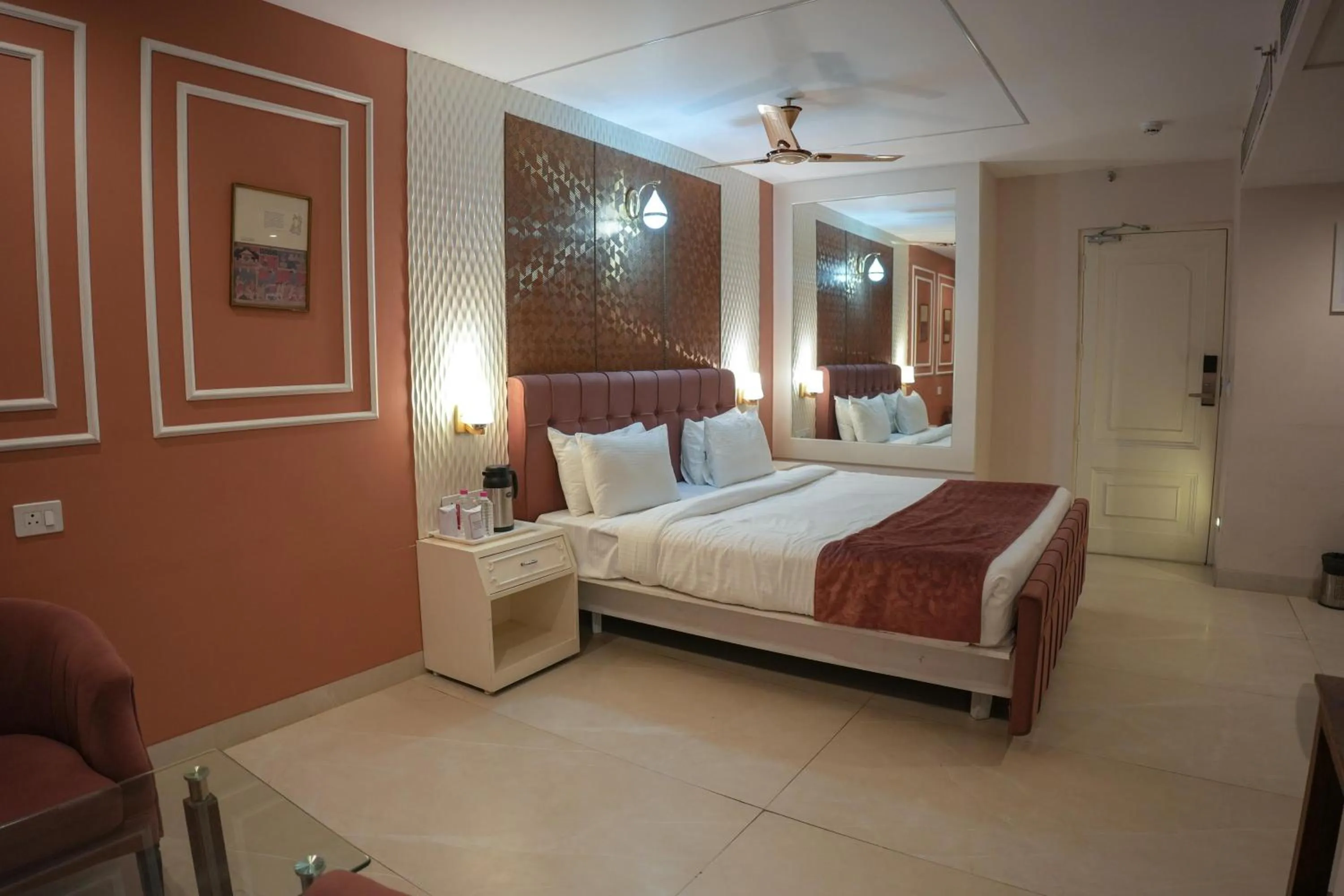 Bed in The Shanti A Boutique Hotel