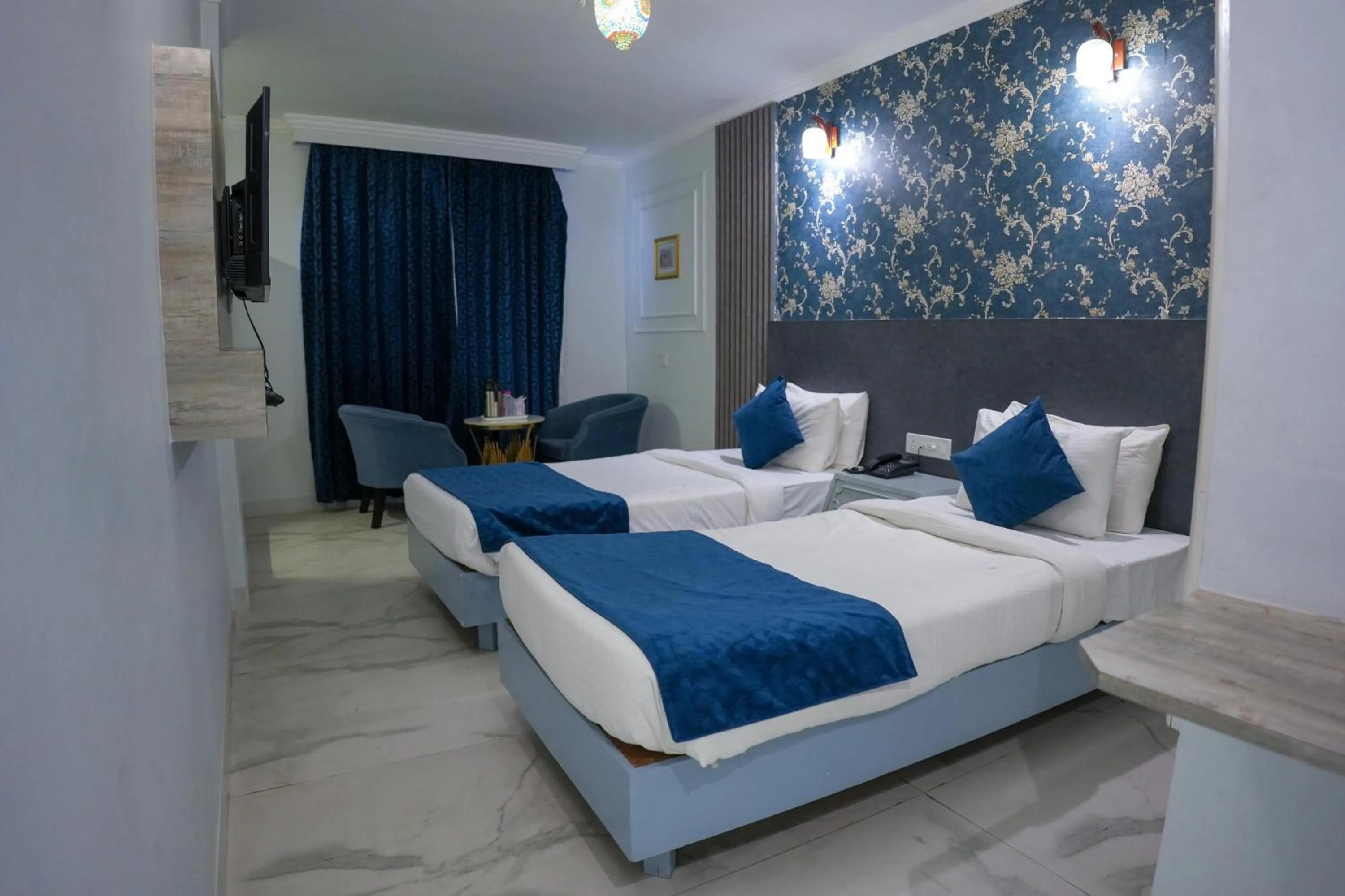 Bed in The Shanti A Boutique Hotel