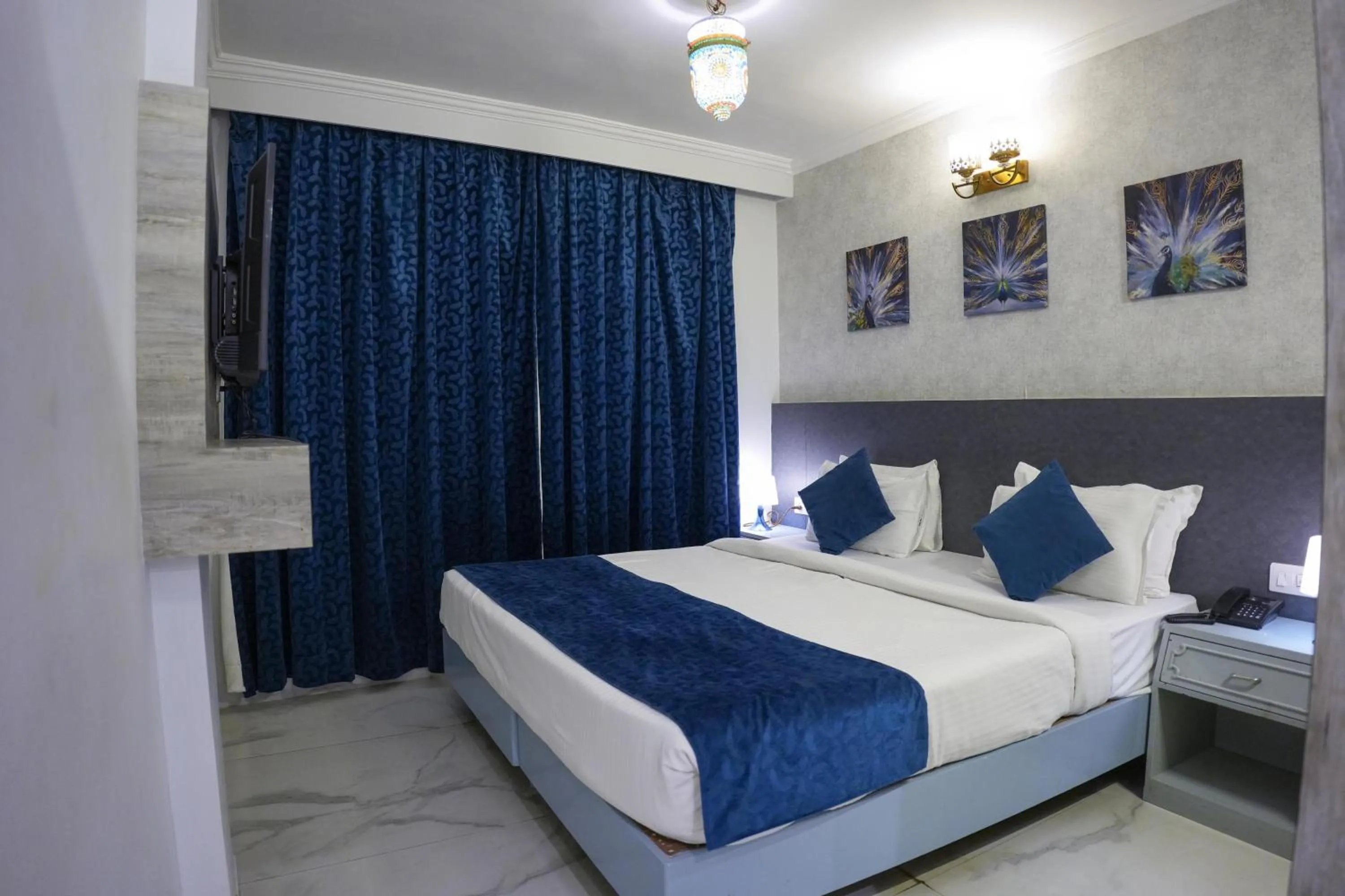 Bed in The Shanti A Boutique Hotel