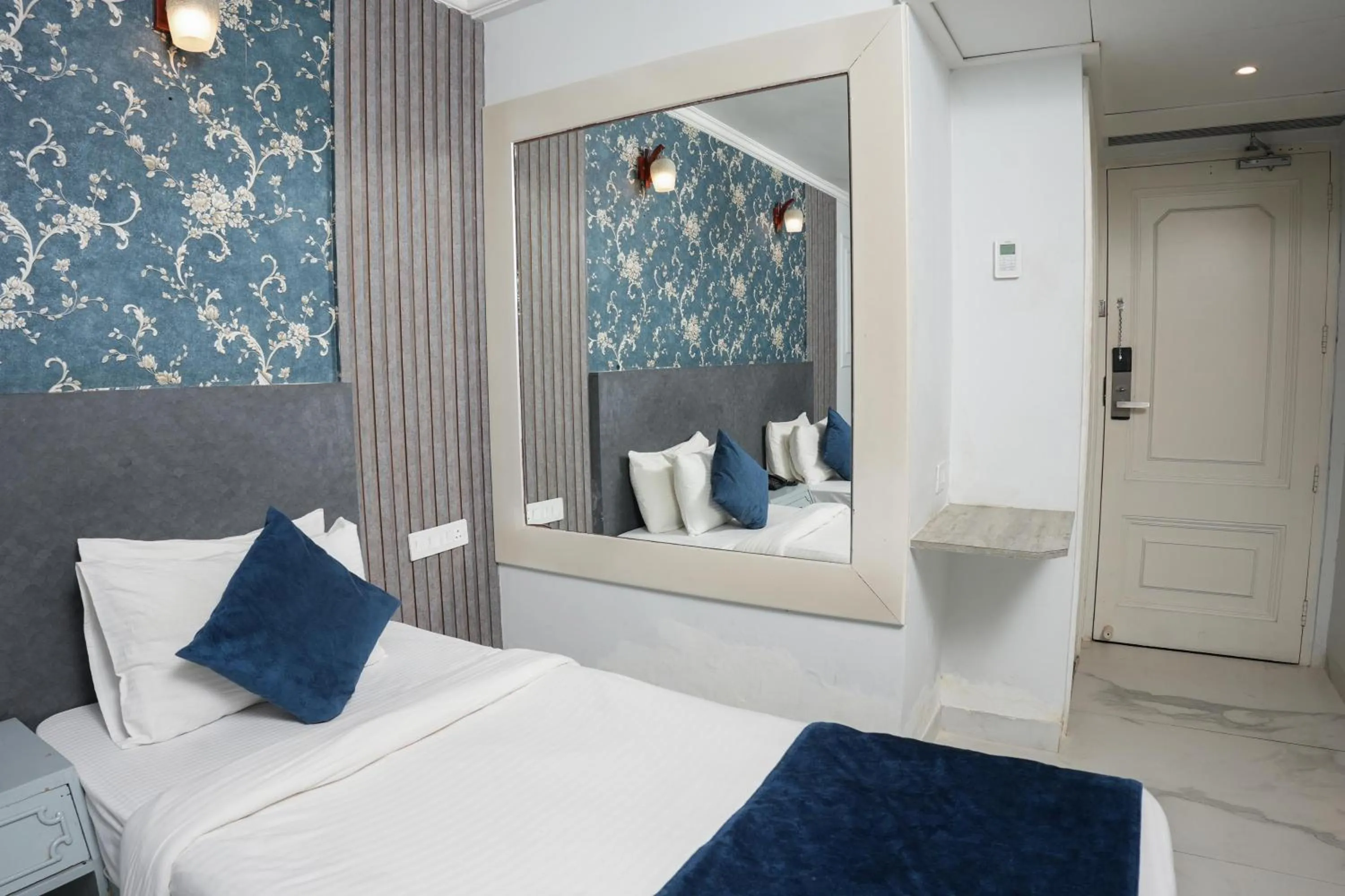 Bed in The Shanti A Boutique Hotel