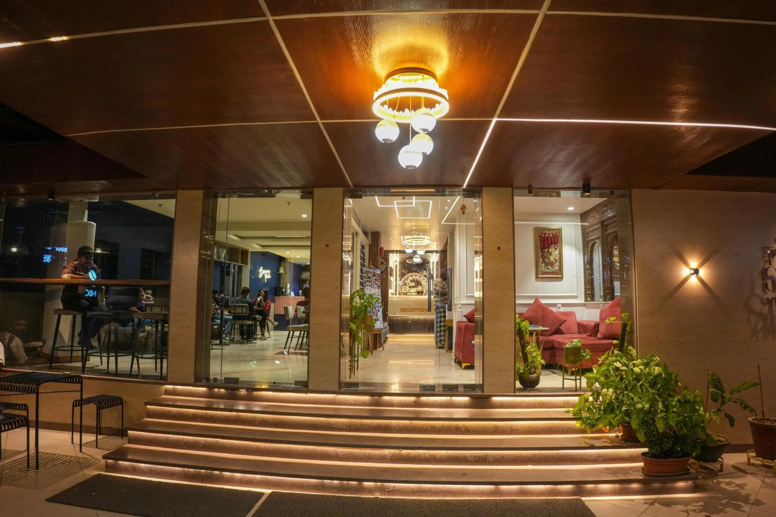 Facade/entrance in The Shanti A Boutique Hotel