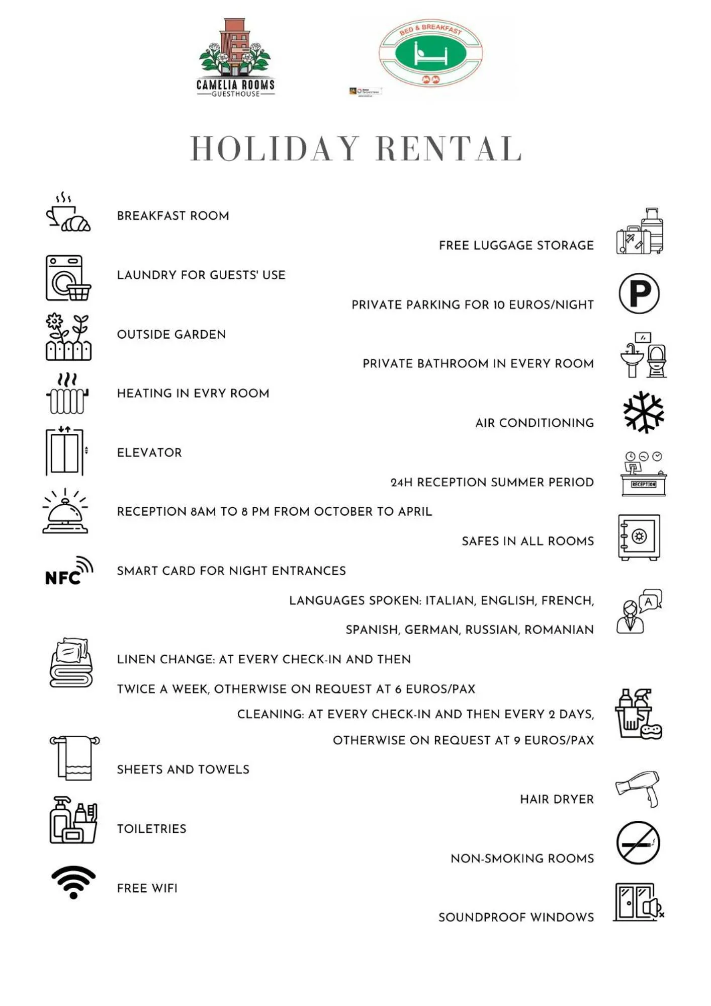 Property building in Camelia Rooms Venice Guesthouse