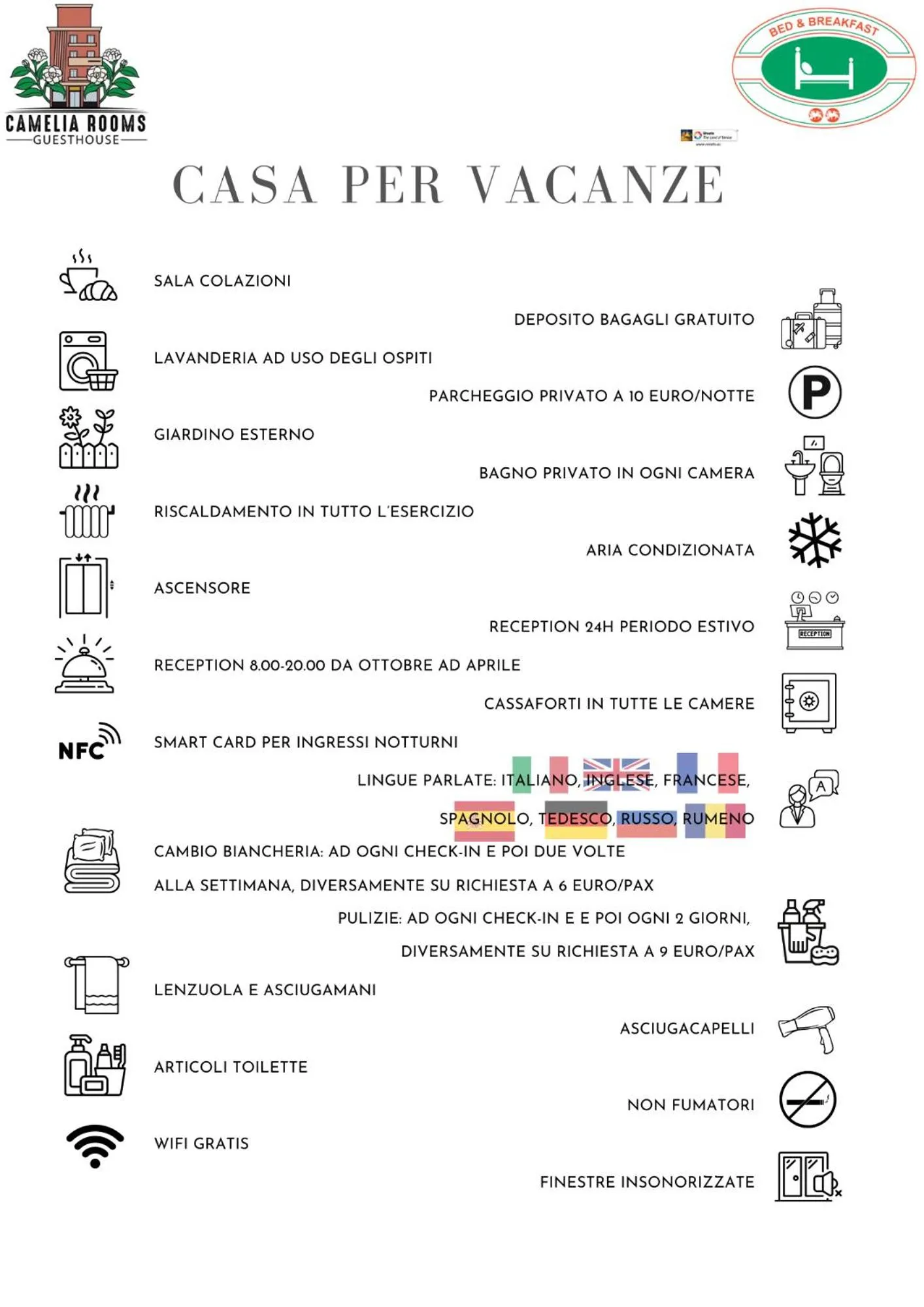 Property building in Camelia Rooms Venice Guesthouse