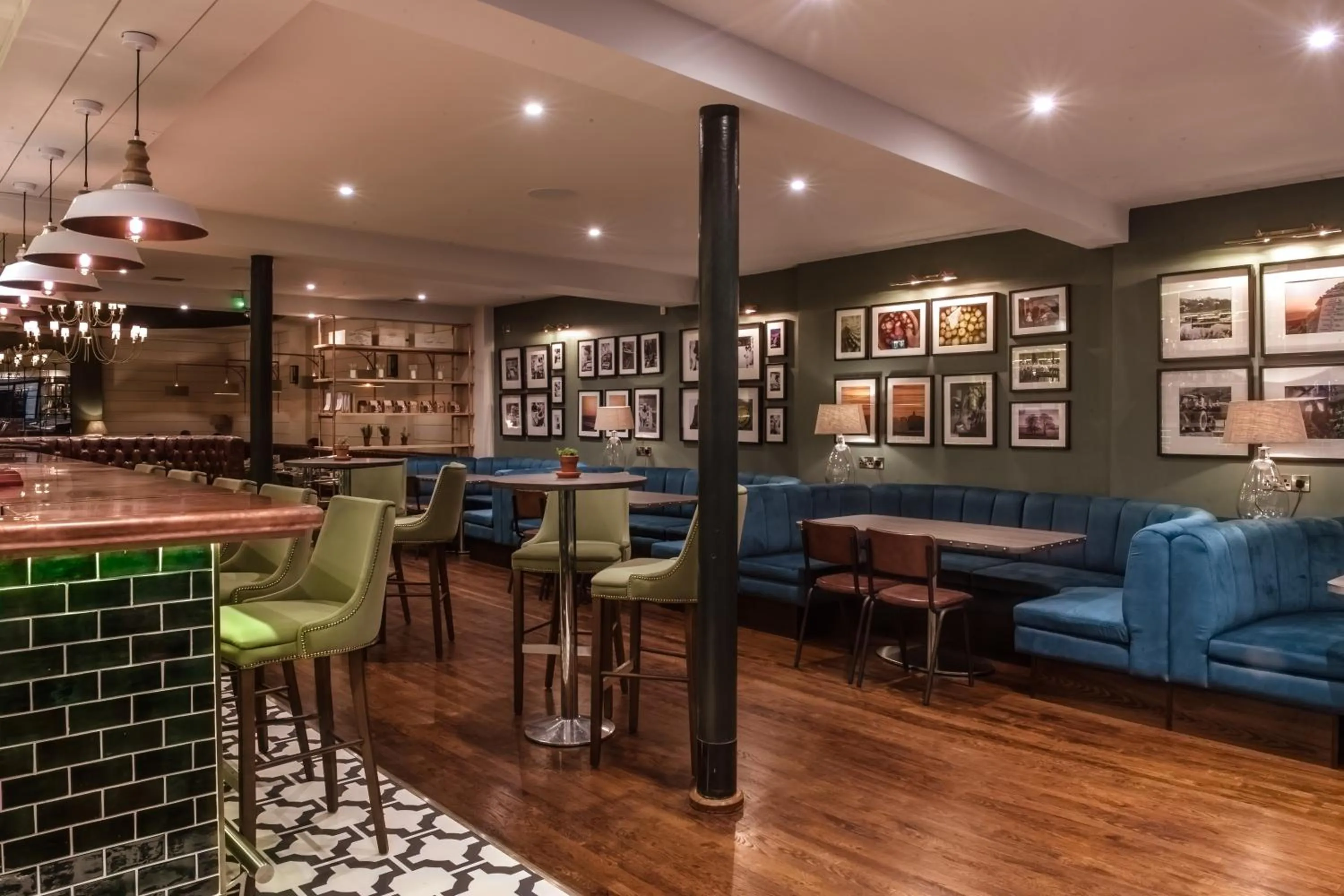 Seating area in Castle Hotel