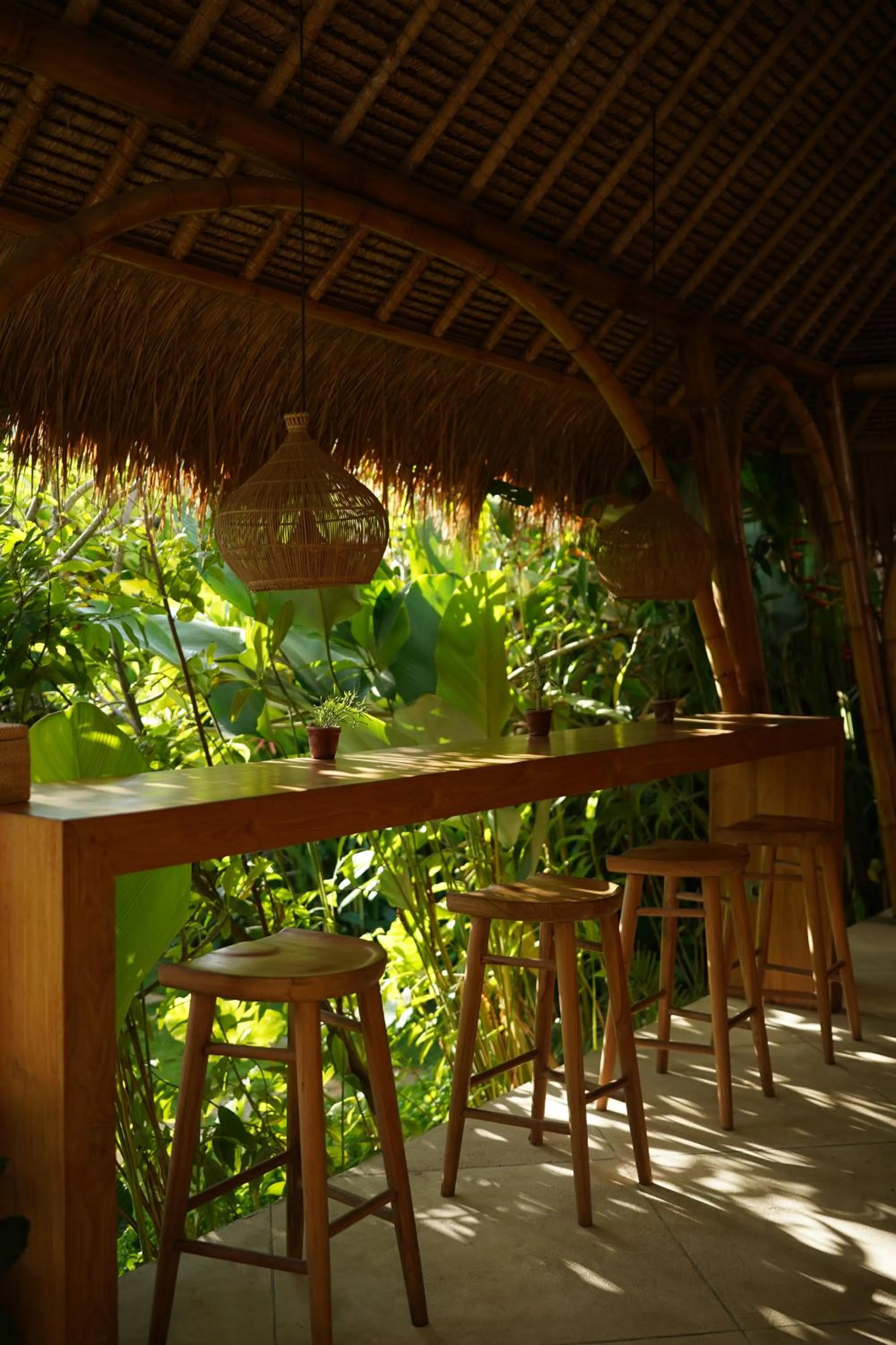 Patio in Reset Lombok Hotel