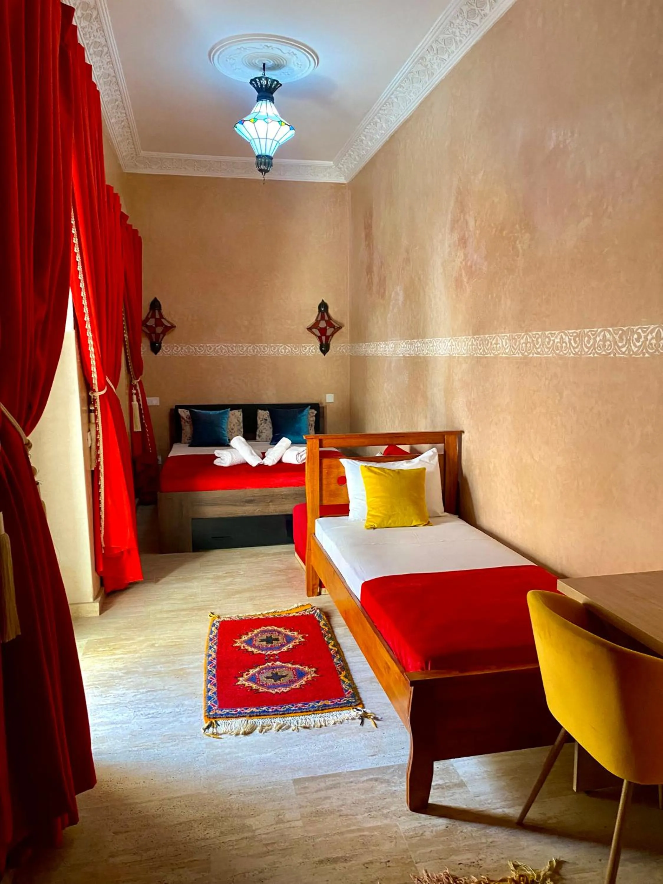 Bed in Riad La Bigarade