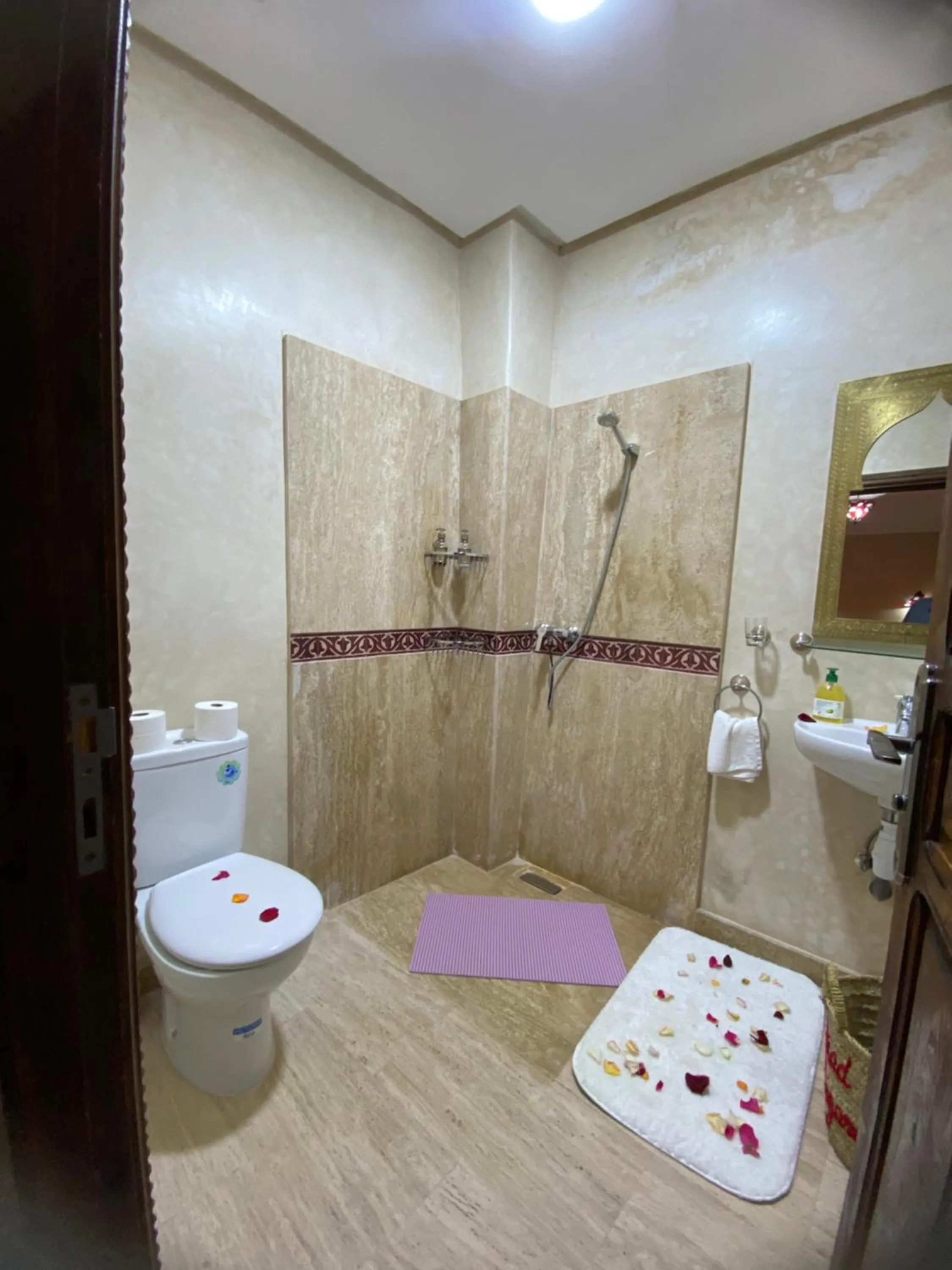 Shower in Riad La Bigarade