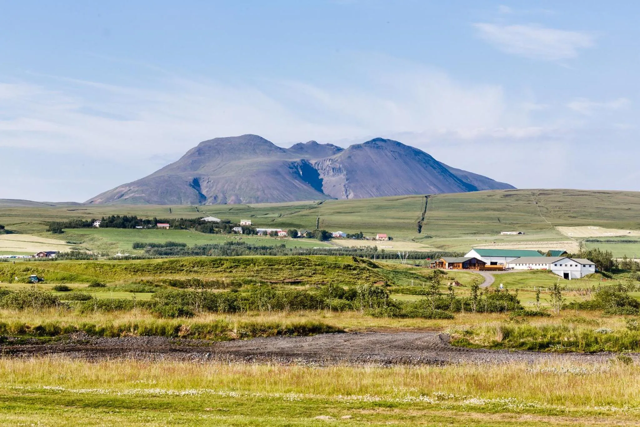 Landmark view in Hótel Eyjafjallajökull