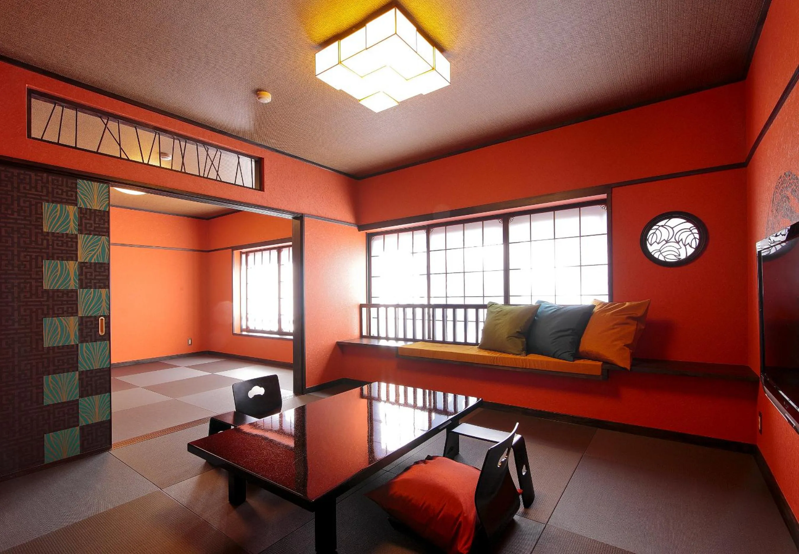 Photo of the whole room, Bed in Goyokan