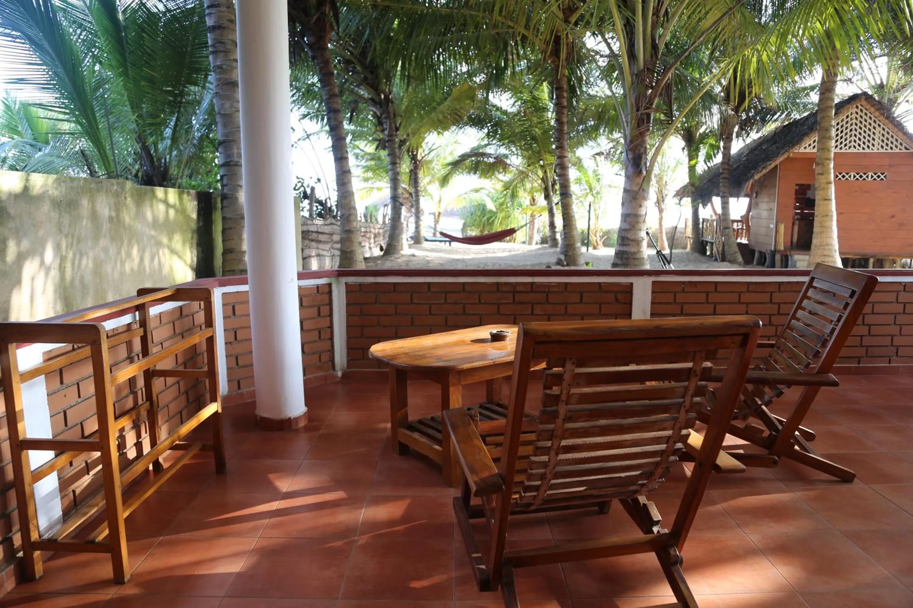 Balcony/Terrace in Lonely Beach Resort Tangalle