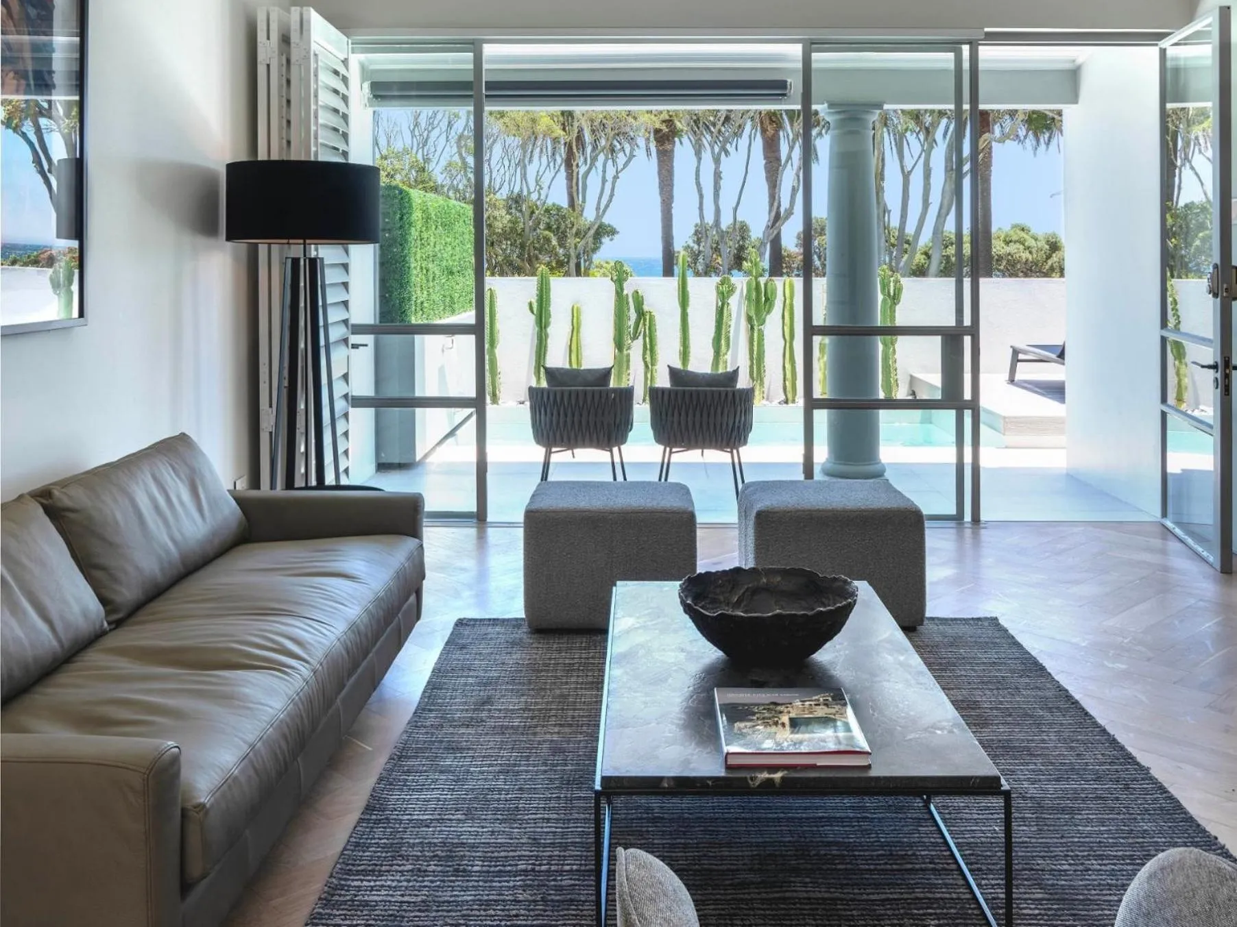 Living room in South Beach Camps Bay Boutique Hotel