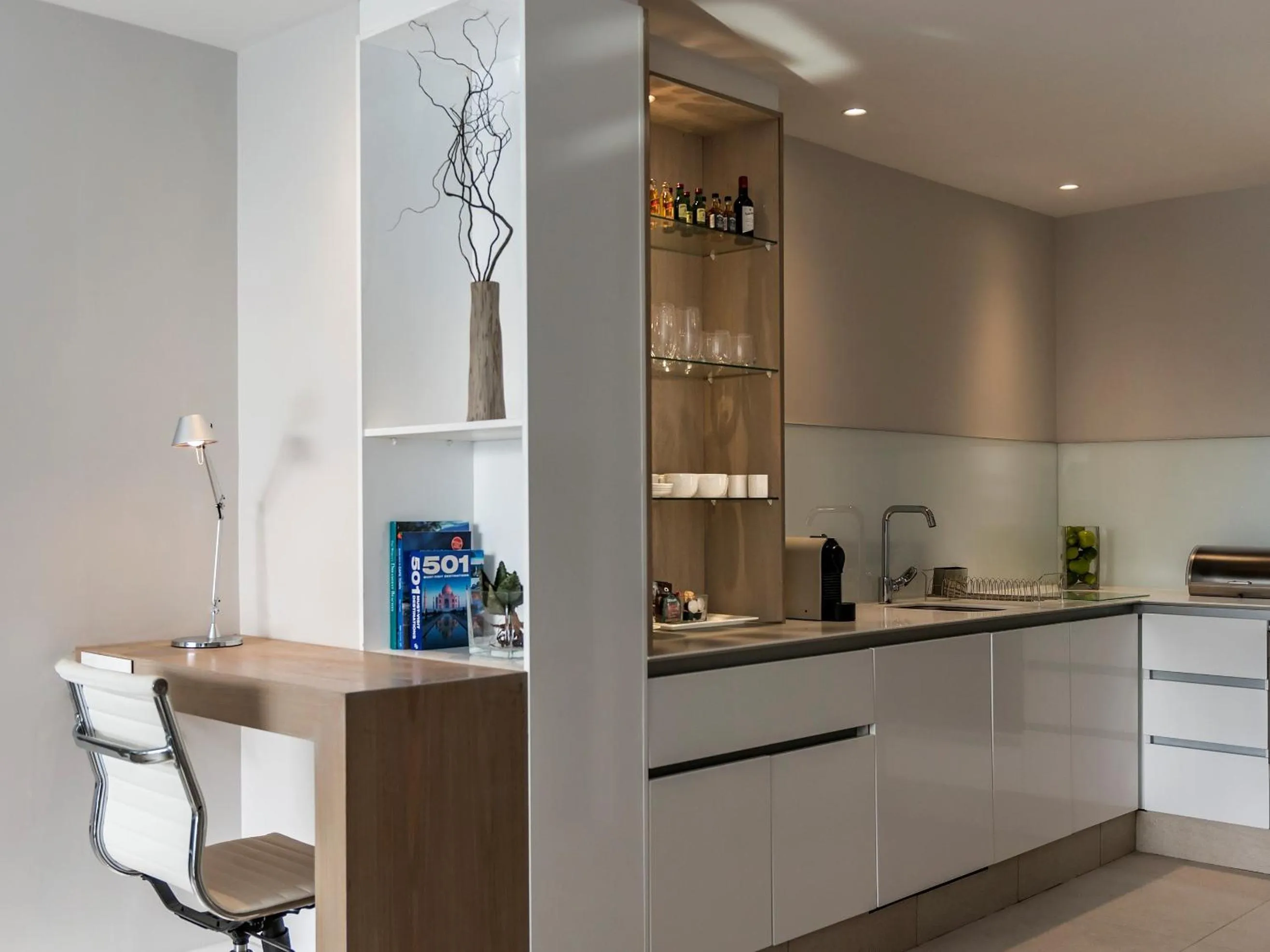 Kitchen or kitchenette in South Beach Camps Bay Boutique Hotel