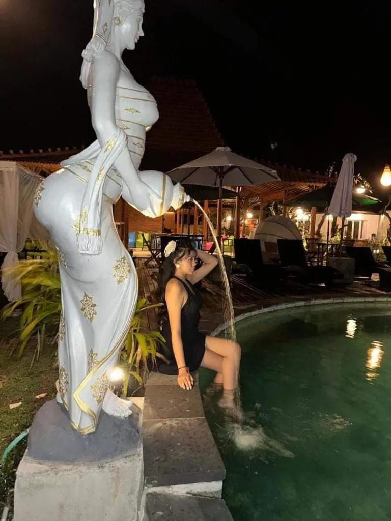 Pool view in Starlake Villa & Glamping