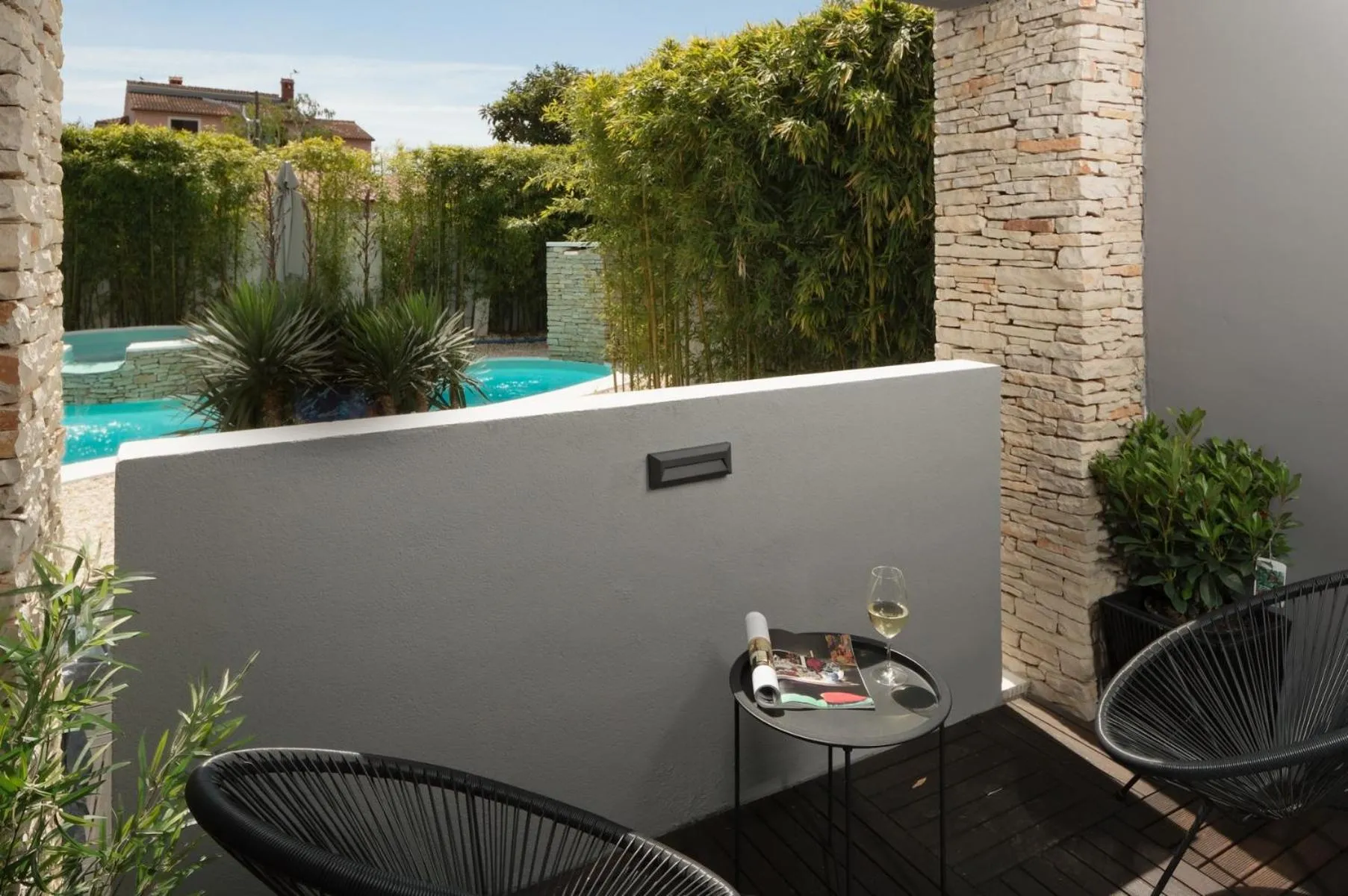 Balcony/Terrace in Boutique Hotel Chevalier by Bura Hotels - Adults Only