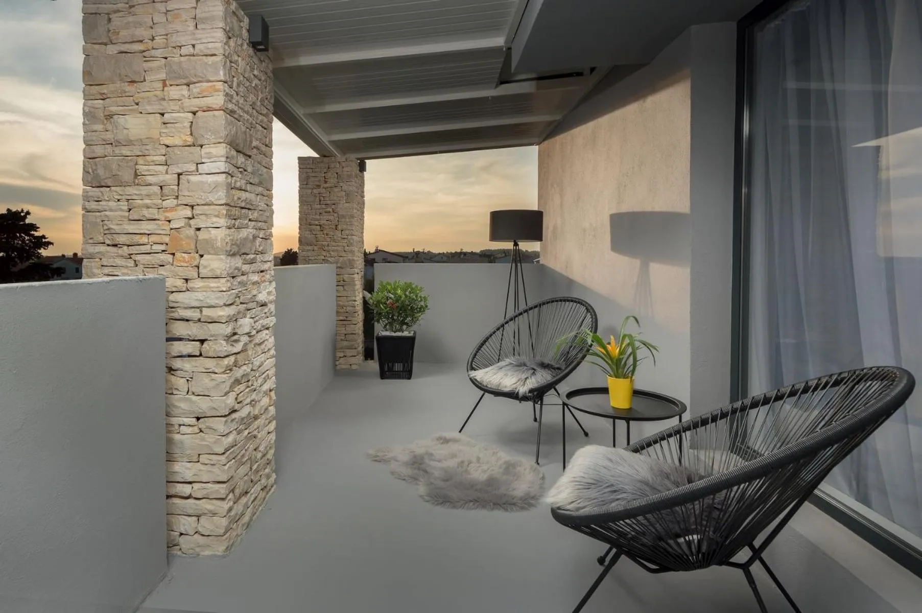 Balcony/Terrace in Boutique Hotel Chevalier by Bura Hotels - Adults Only