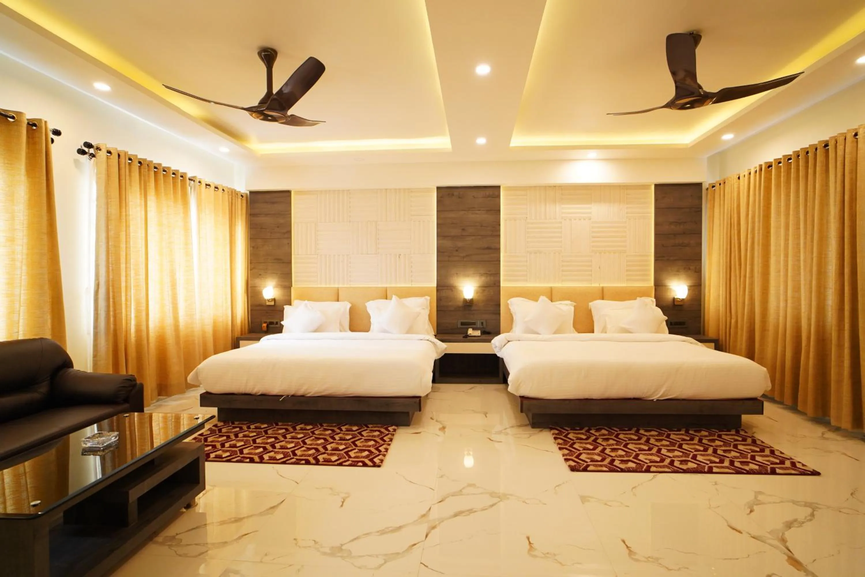 Bed in Shanti Seaview Resort & Spa