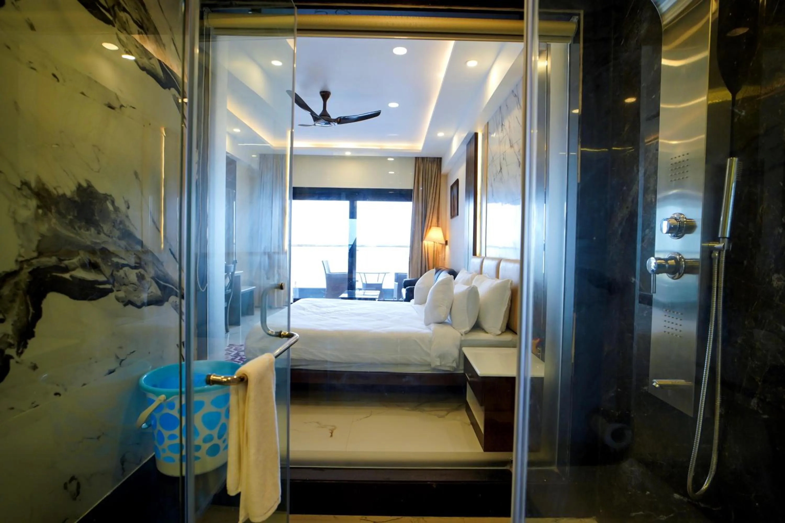 Bed in Shanti Seaview Resort & Spa