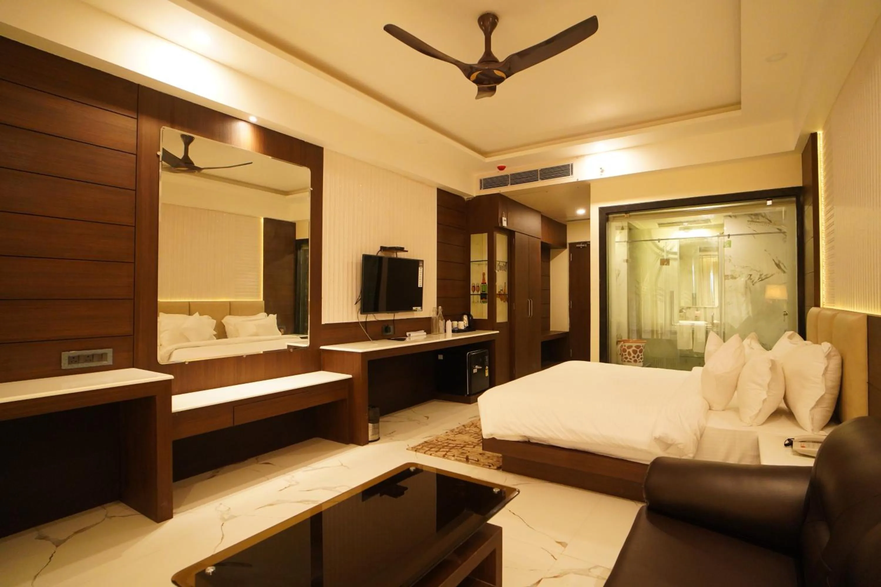 Bed in Shanti Seaview Resort & Spa