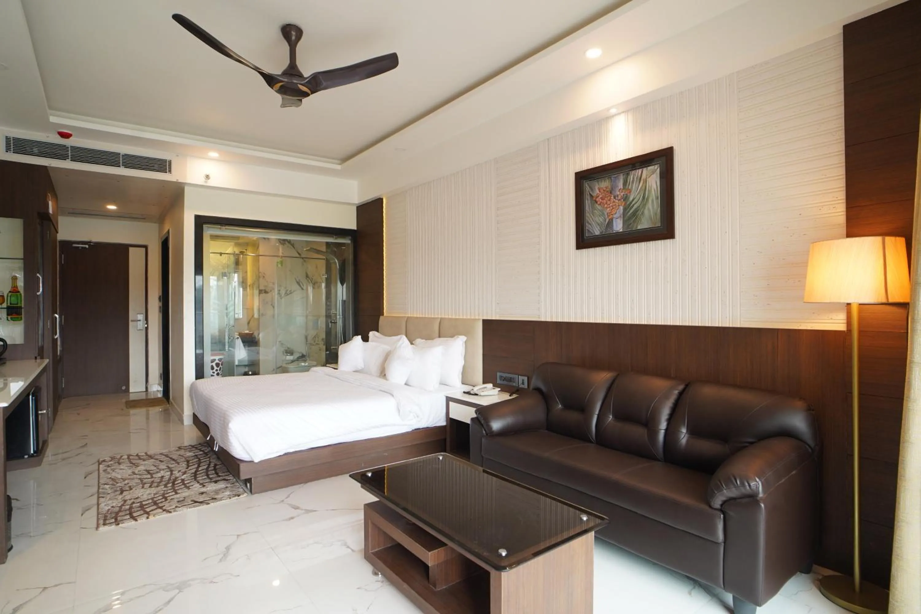 Bed in Shanti Seaview Resort & Spa