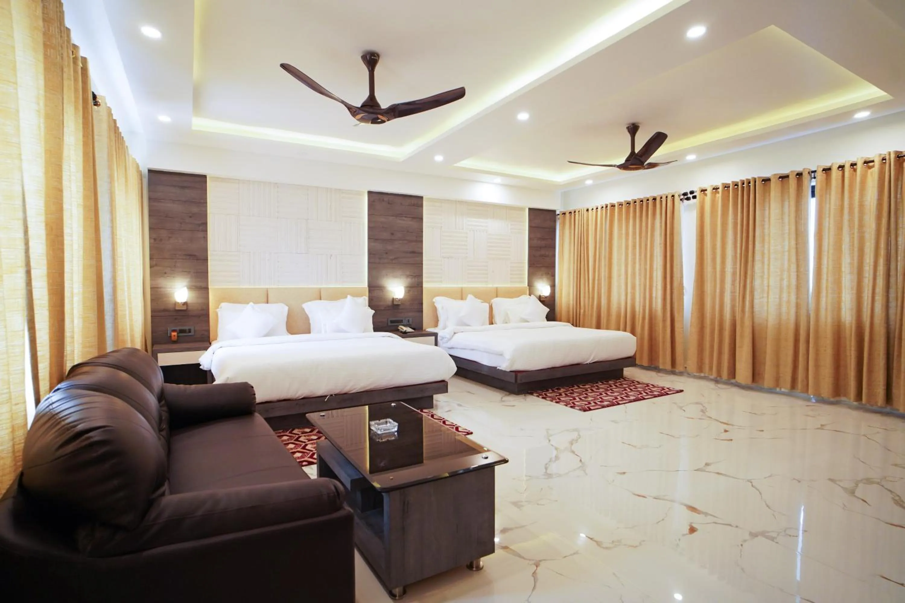 Bed in Shanti Seaview Resort & Spa