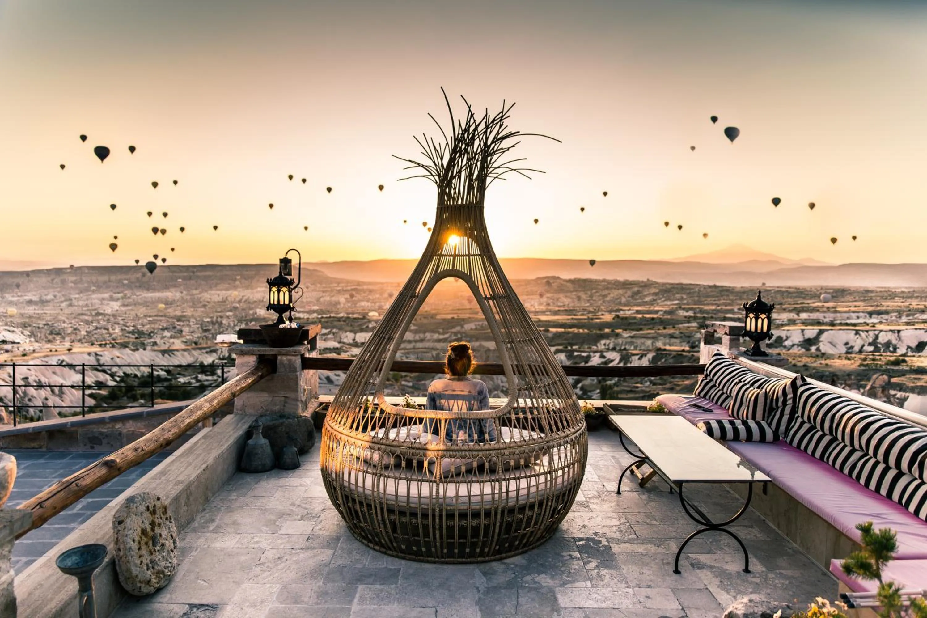 Balcony/Terrace in Rox Cappadocia