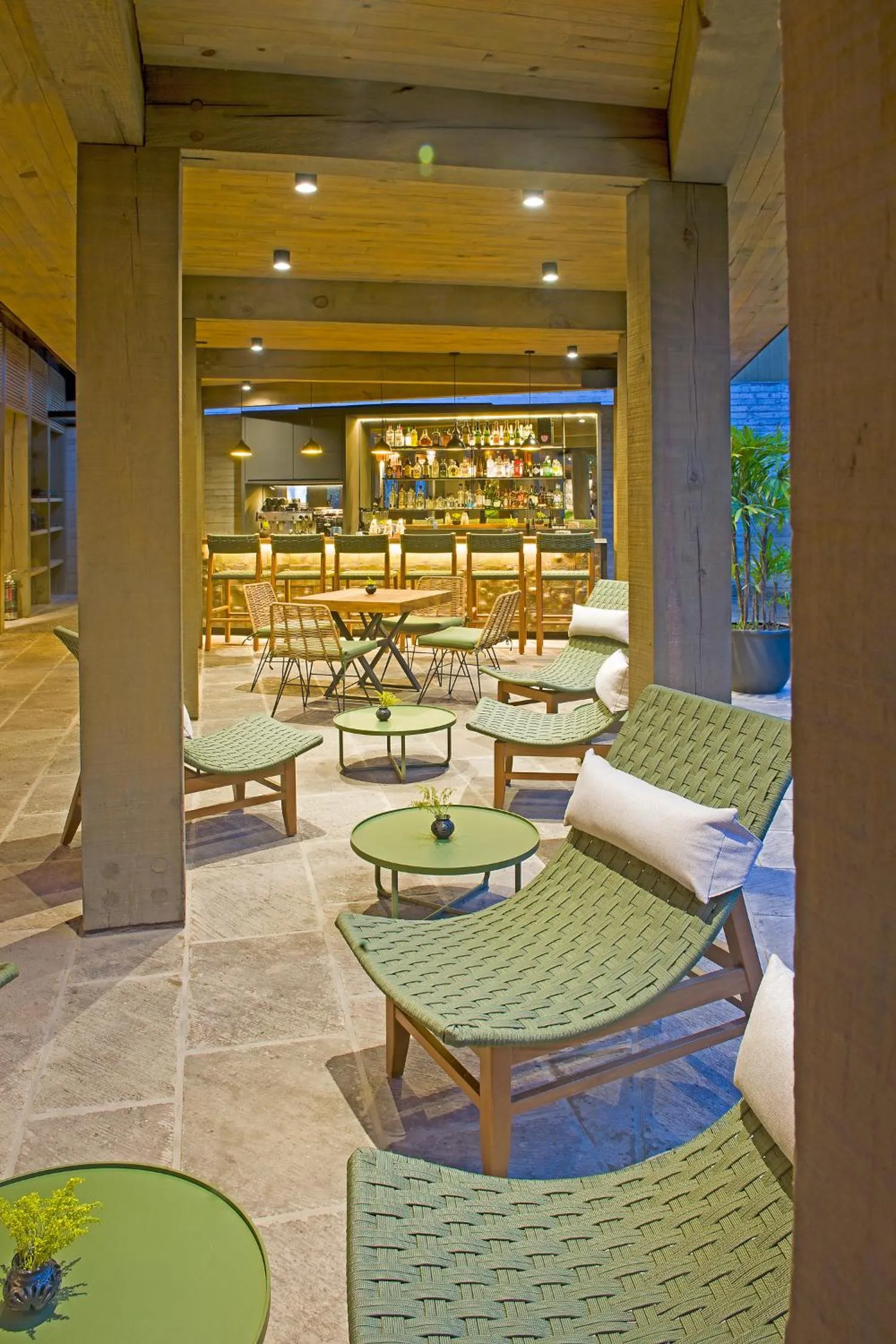 Lounge or bar in El Lugar del que te hable Hotel Boutique