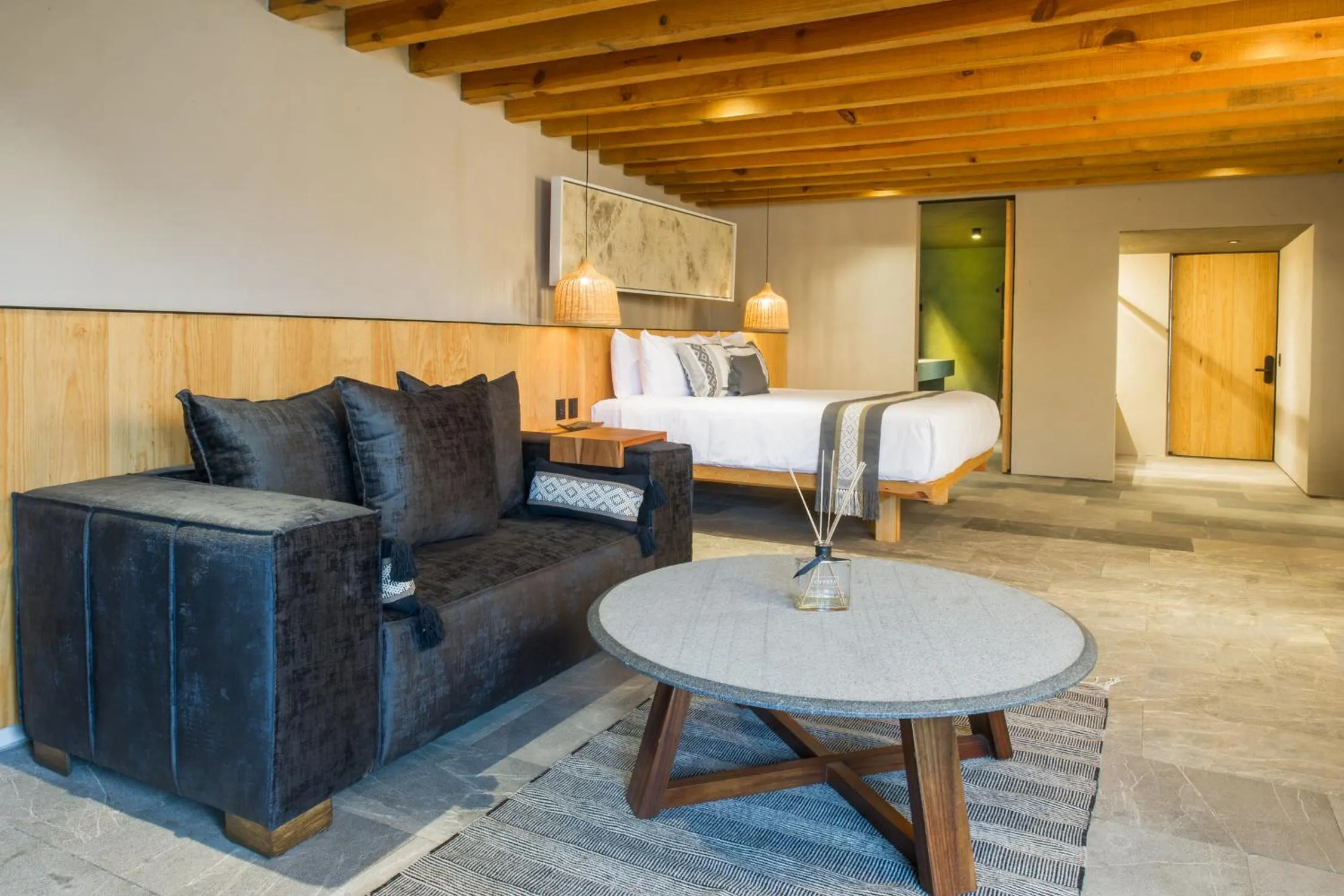 Decorative detail in El Lugar del que te hable Hotel Boutique