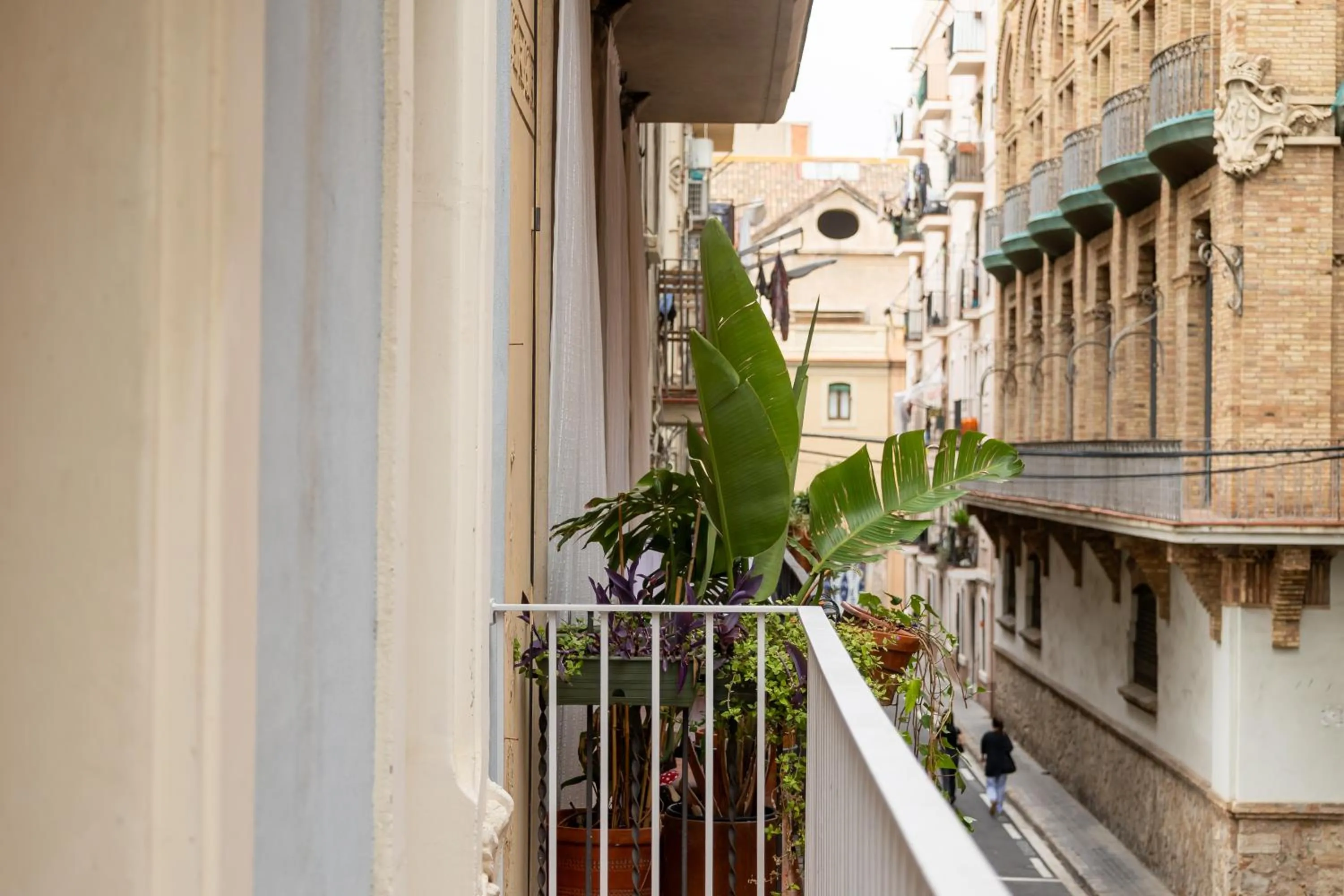 Balcony/Terrace in Uma Suites Barceloneta Beach