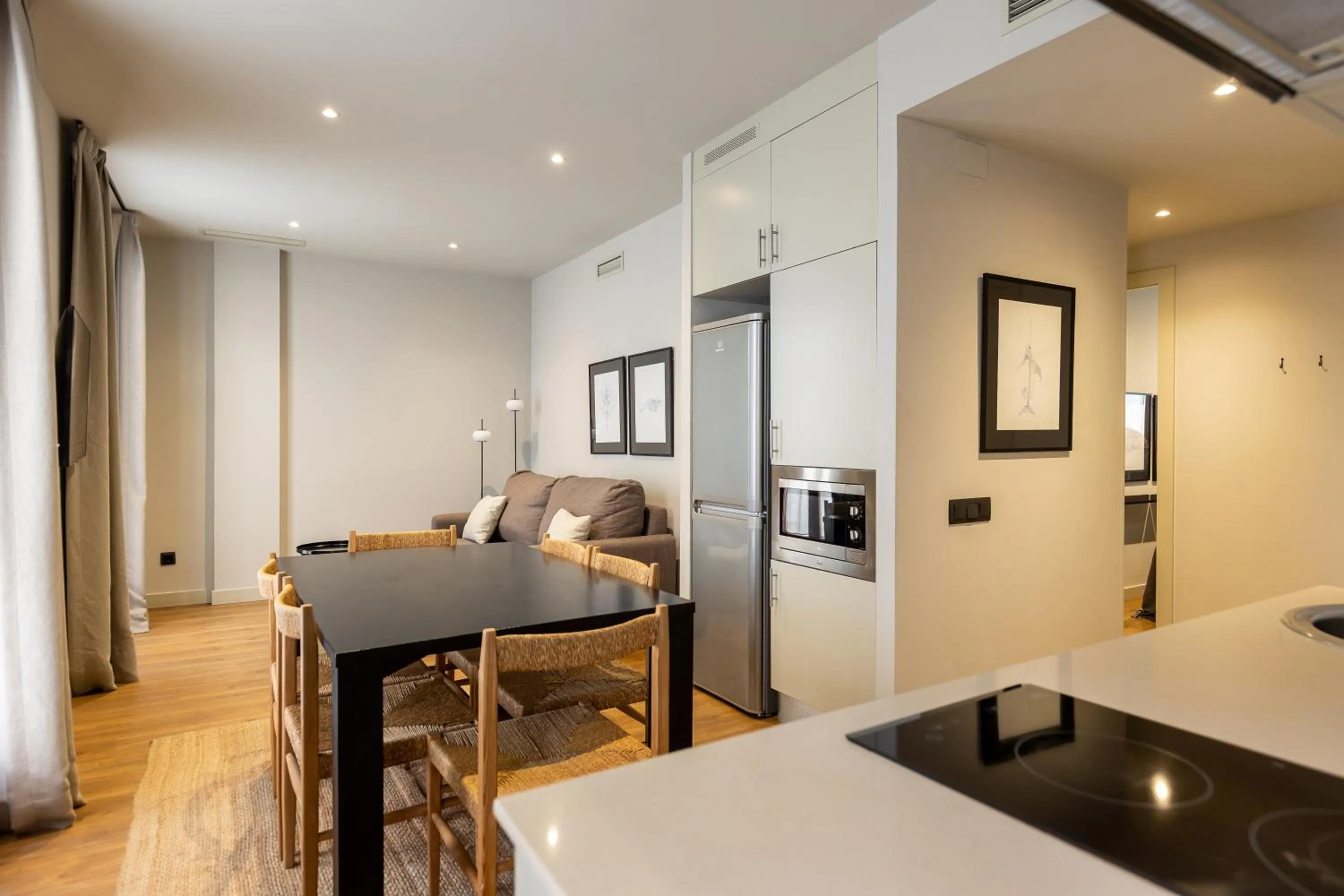 Living room in Uma Suites Barceloneta Beach