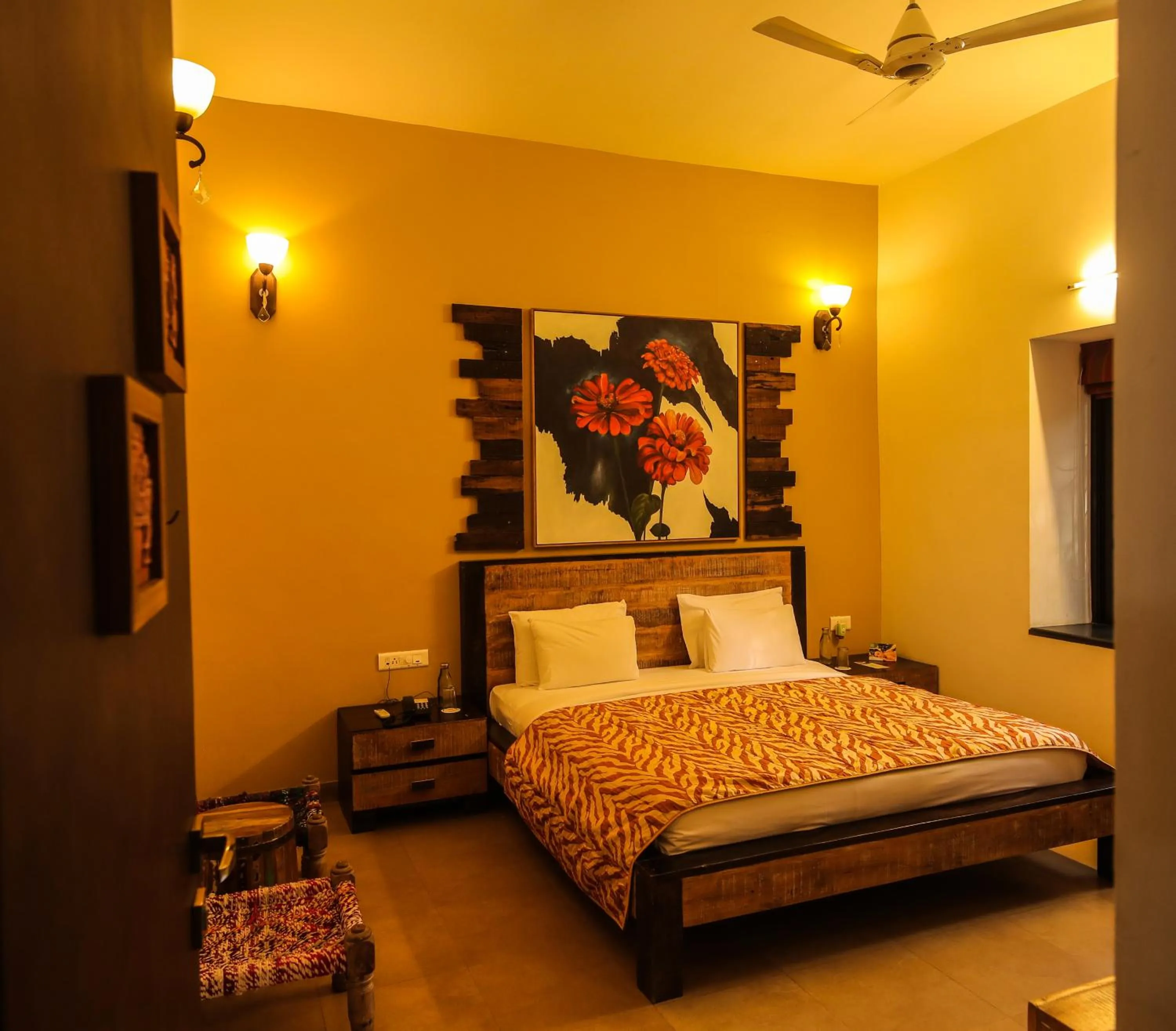 Bed in Tathastu Pench