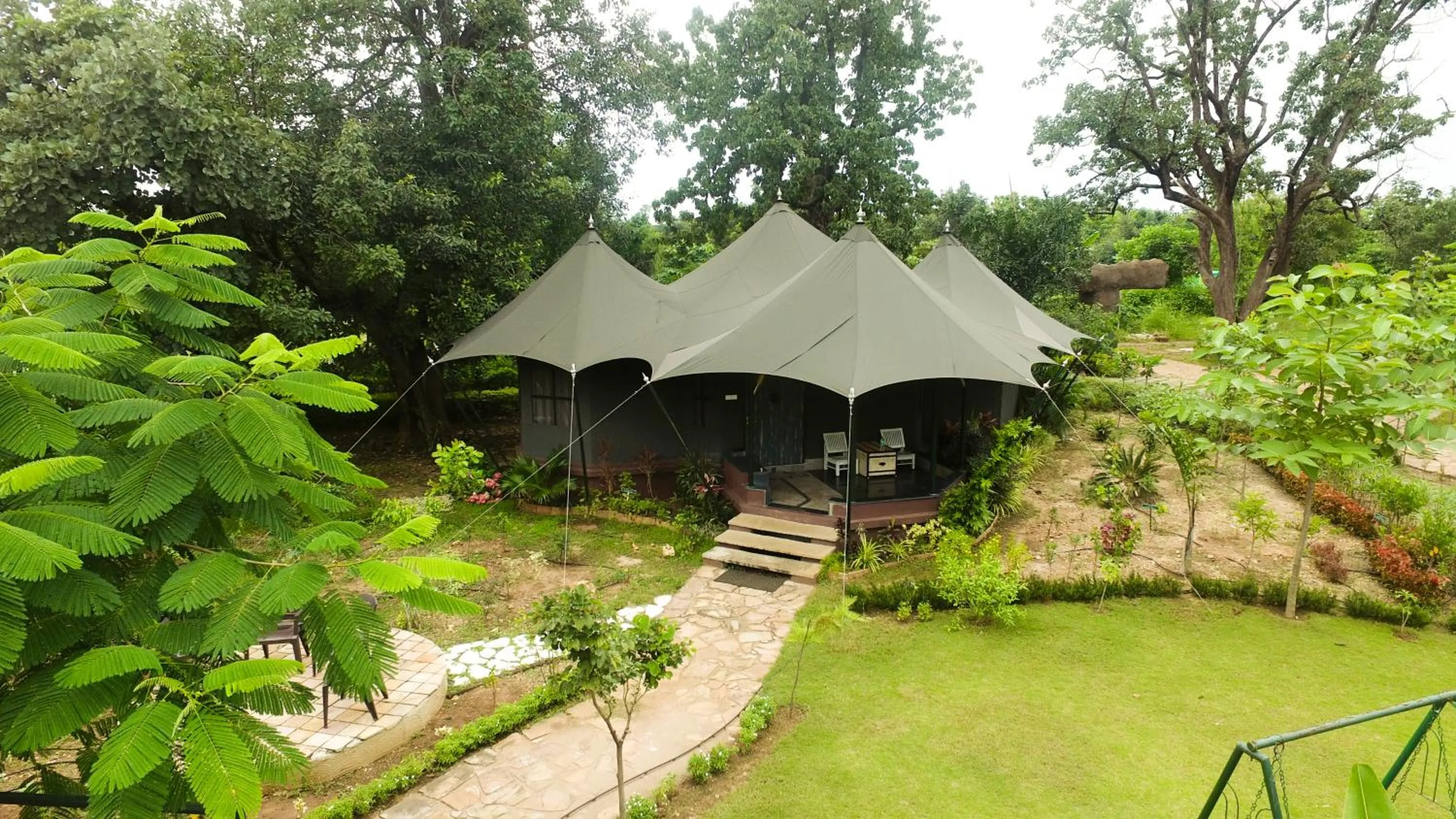 Garden view in Tathastu Pench
