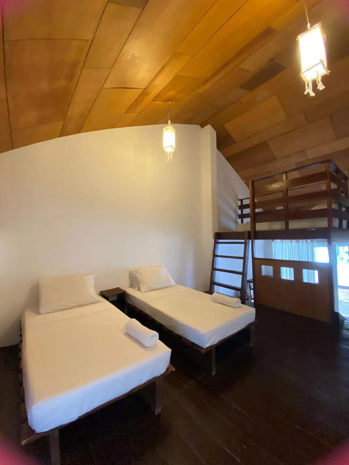 Bed in Boracay Coco Huts