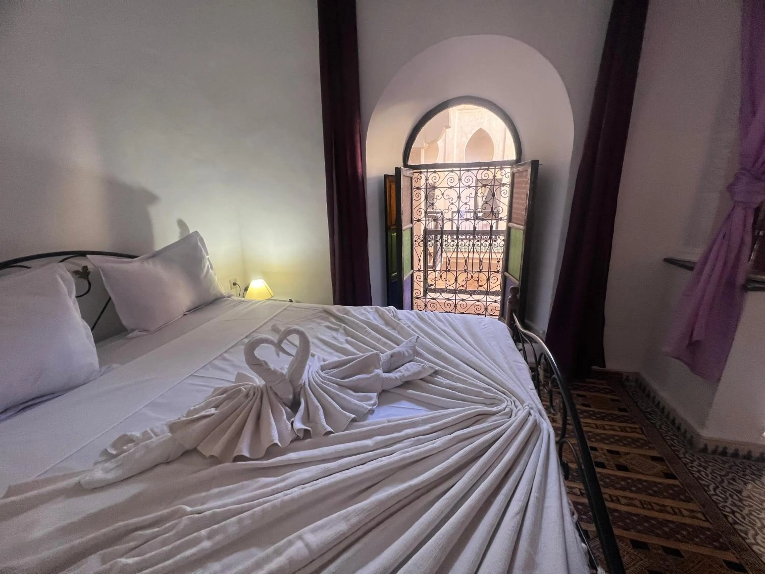 Bed in Riad Ago
