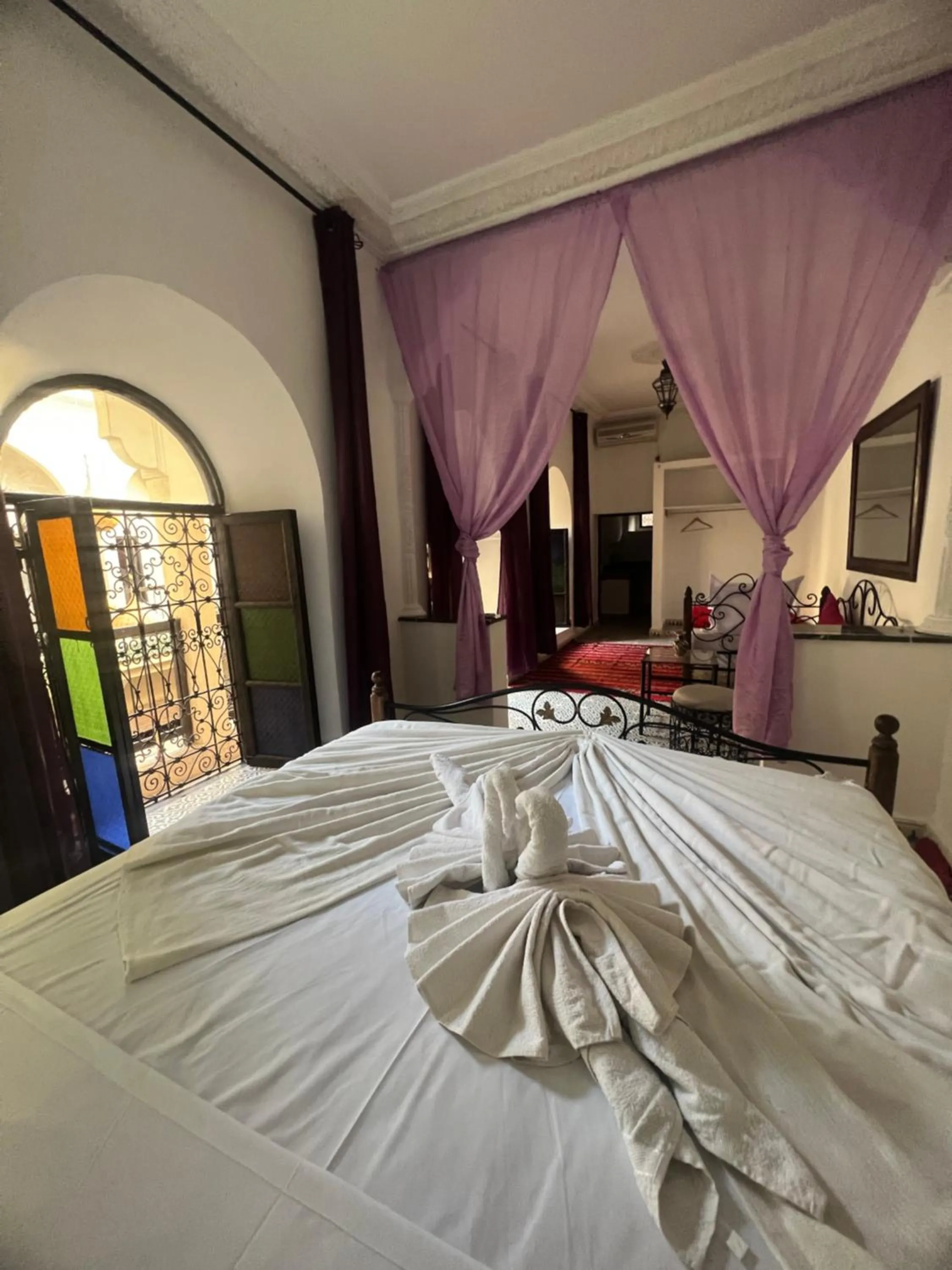 Bed in Riad Ago