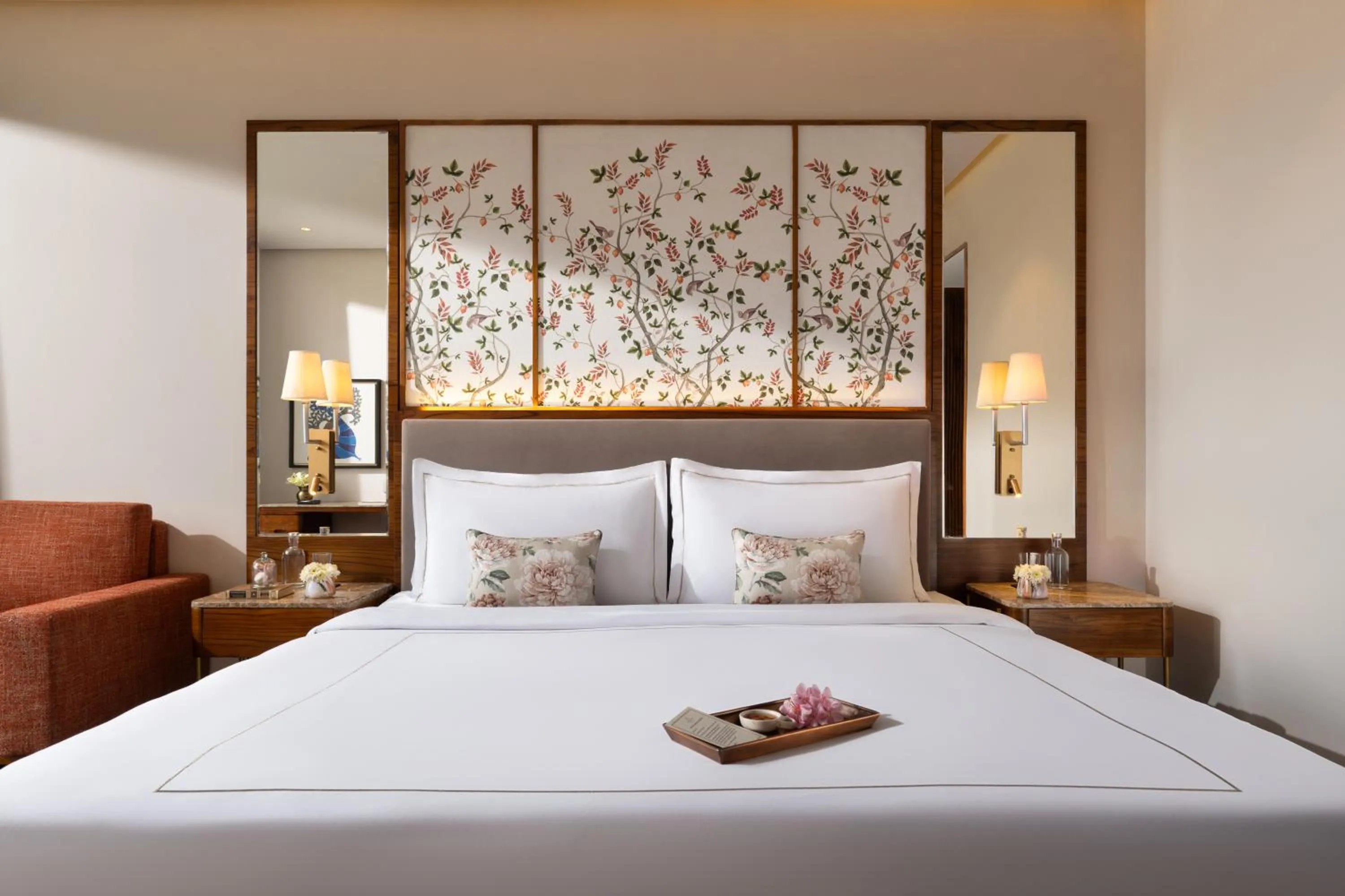 Bed in Taj Damdama Lake Resort & Spa, Gurugram