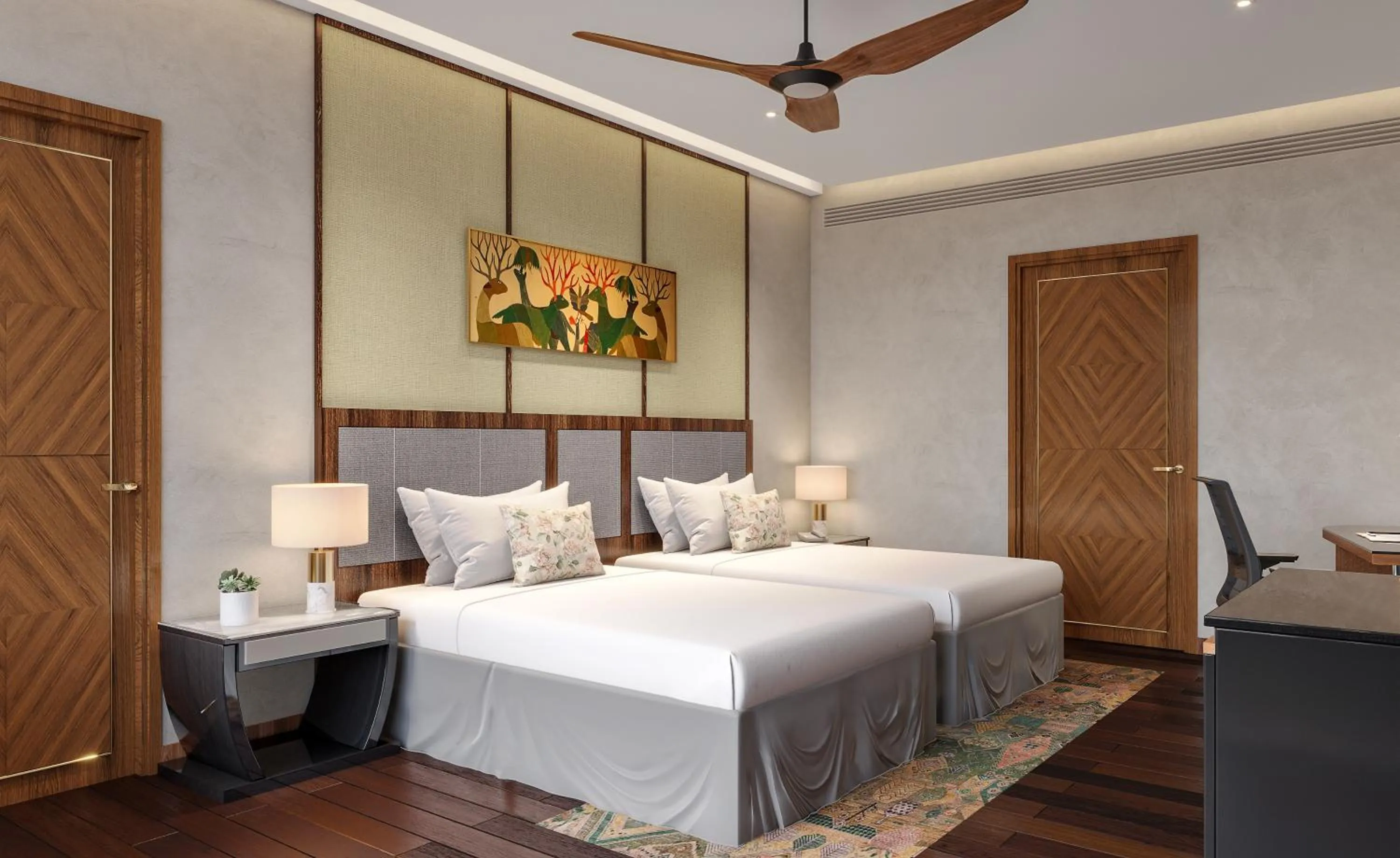 Bed in Taj Damdama Lake Resort & Spa, Gurugram