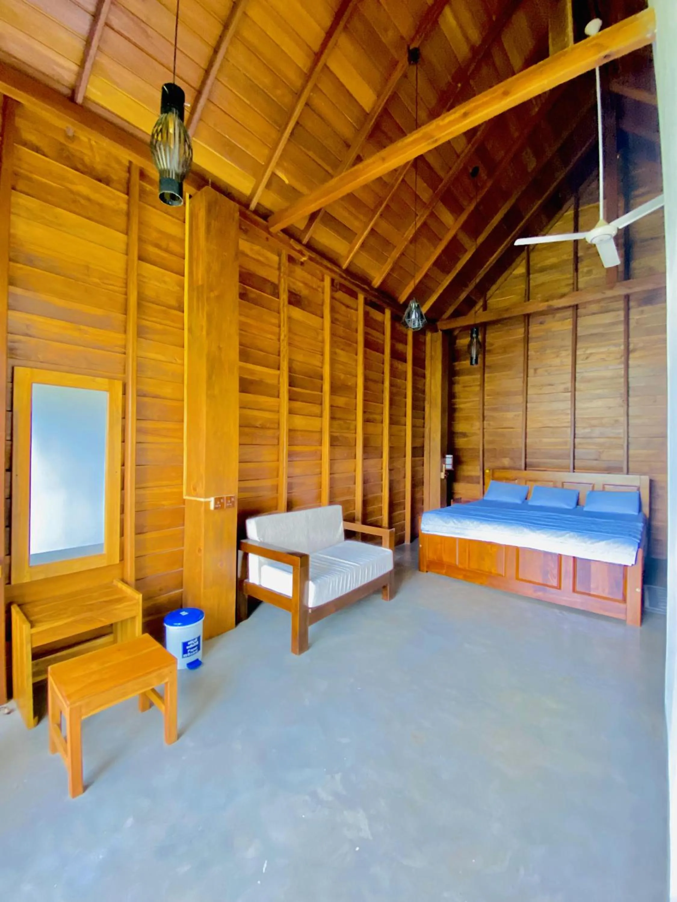 Bed in La Seran Eco Resort