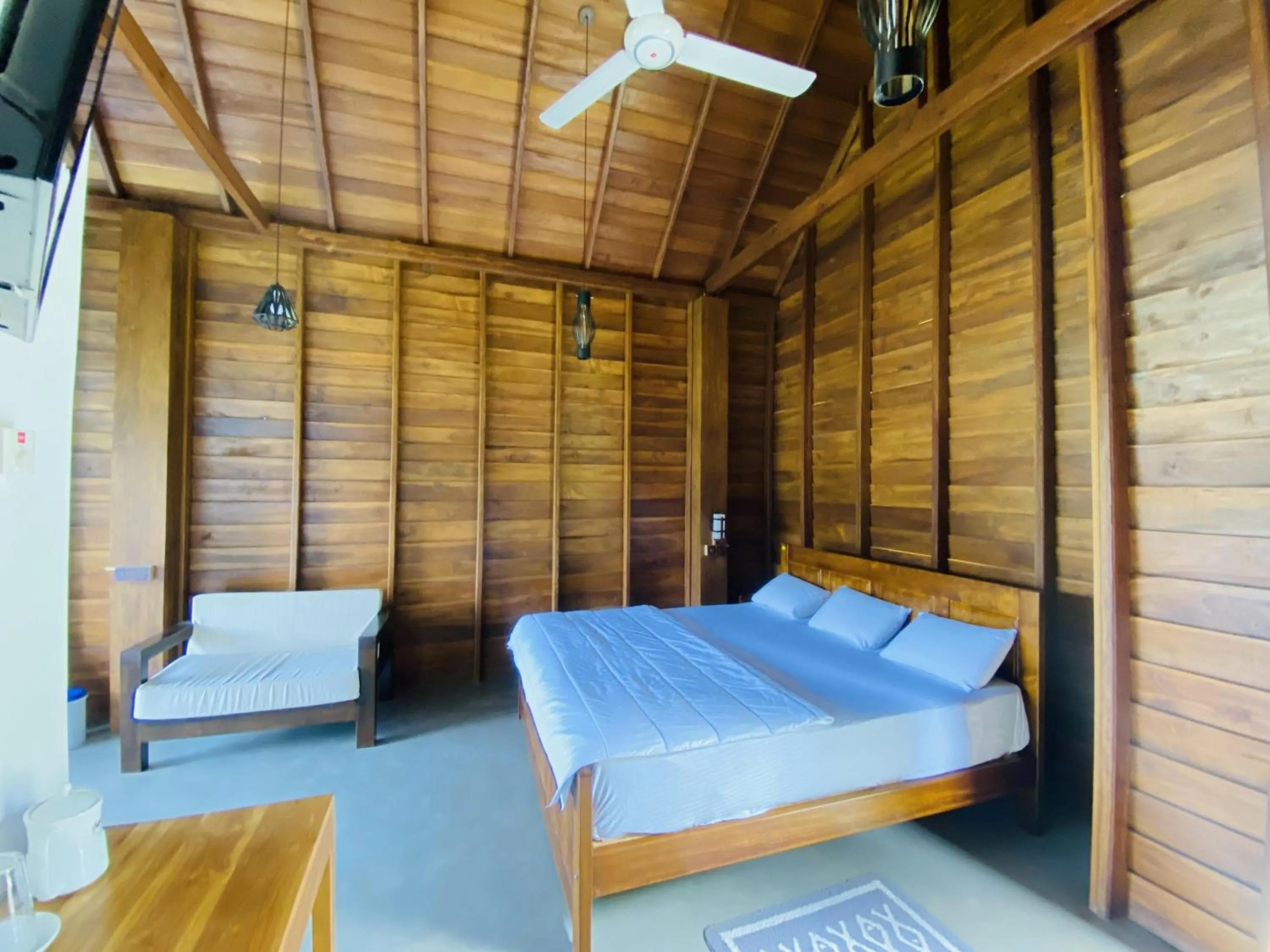 Bed in La Seran Eco Resort