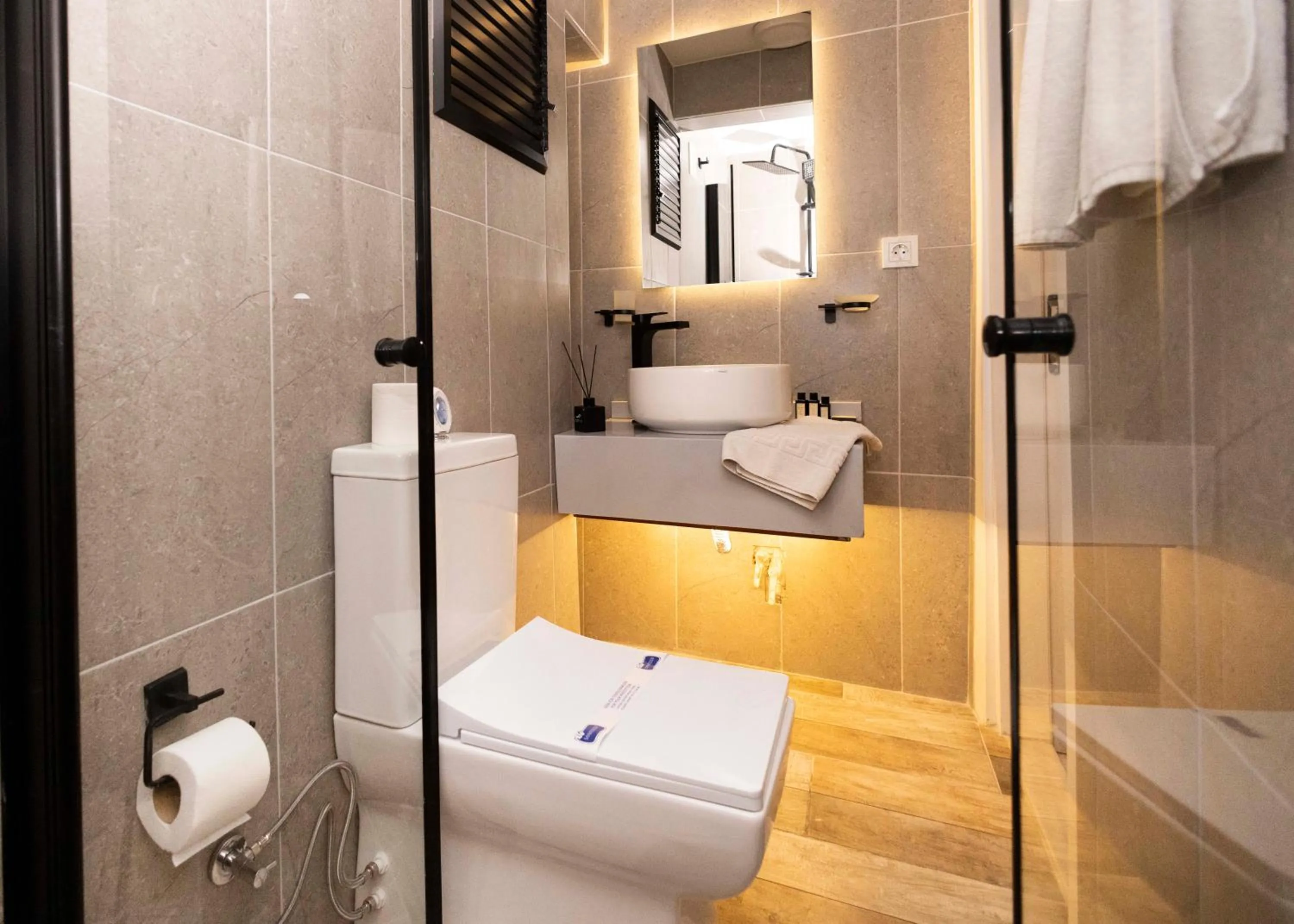 Bathroom in Selvese Suites, Serviced Living in Galata