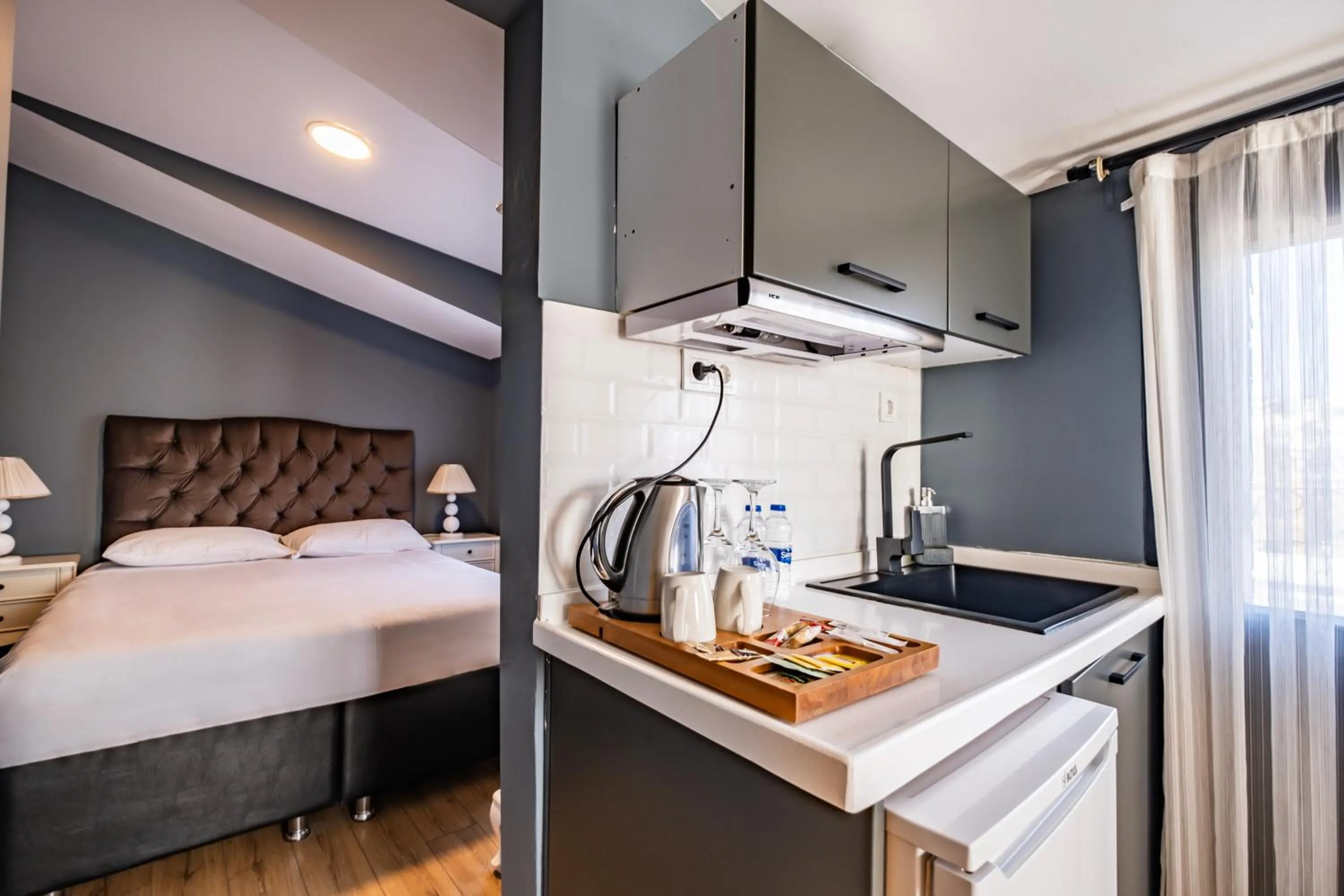 Bed in Selvese Suites, Serviced Living in Galata