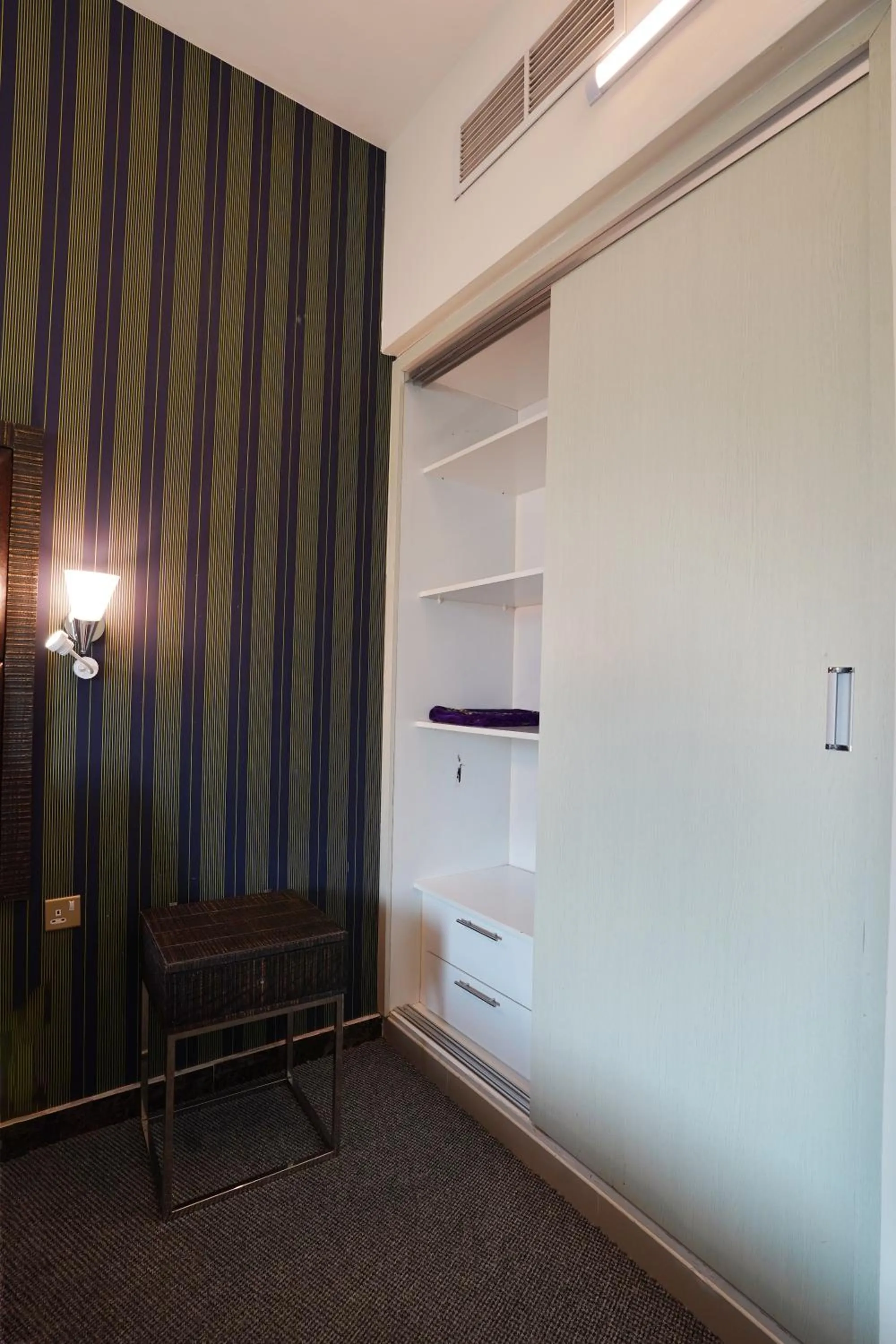 wardrobe in Cube Hotel Dubai