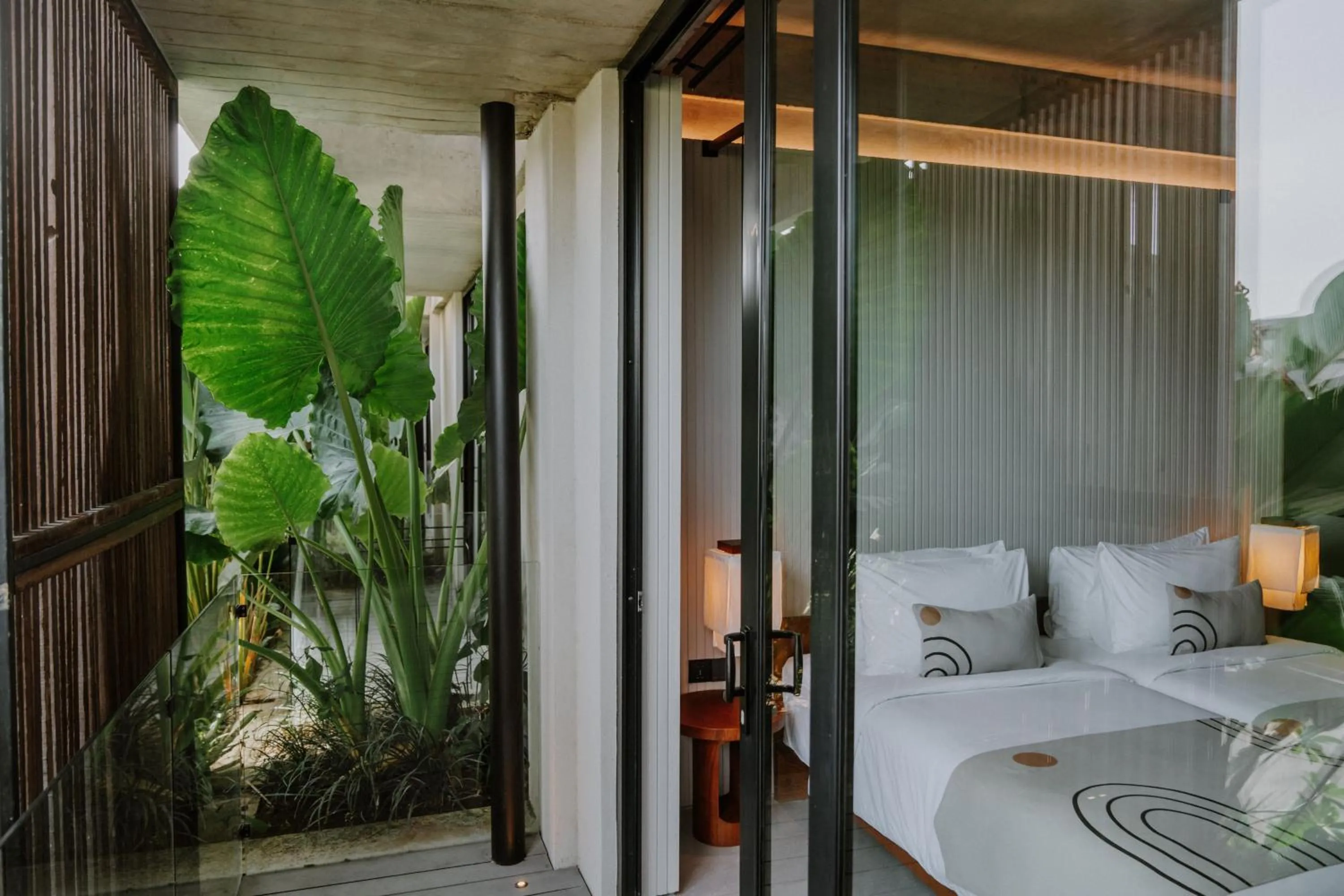 Bedroom, Bed in The Komu Canggu Bali