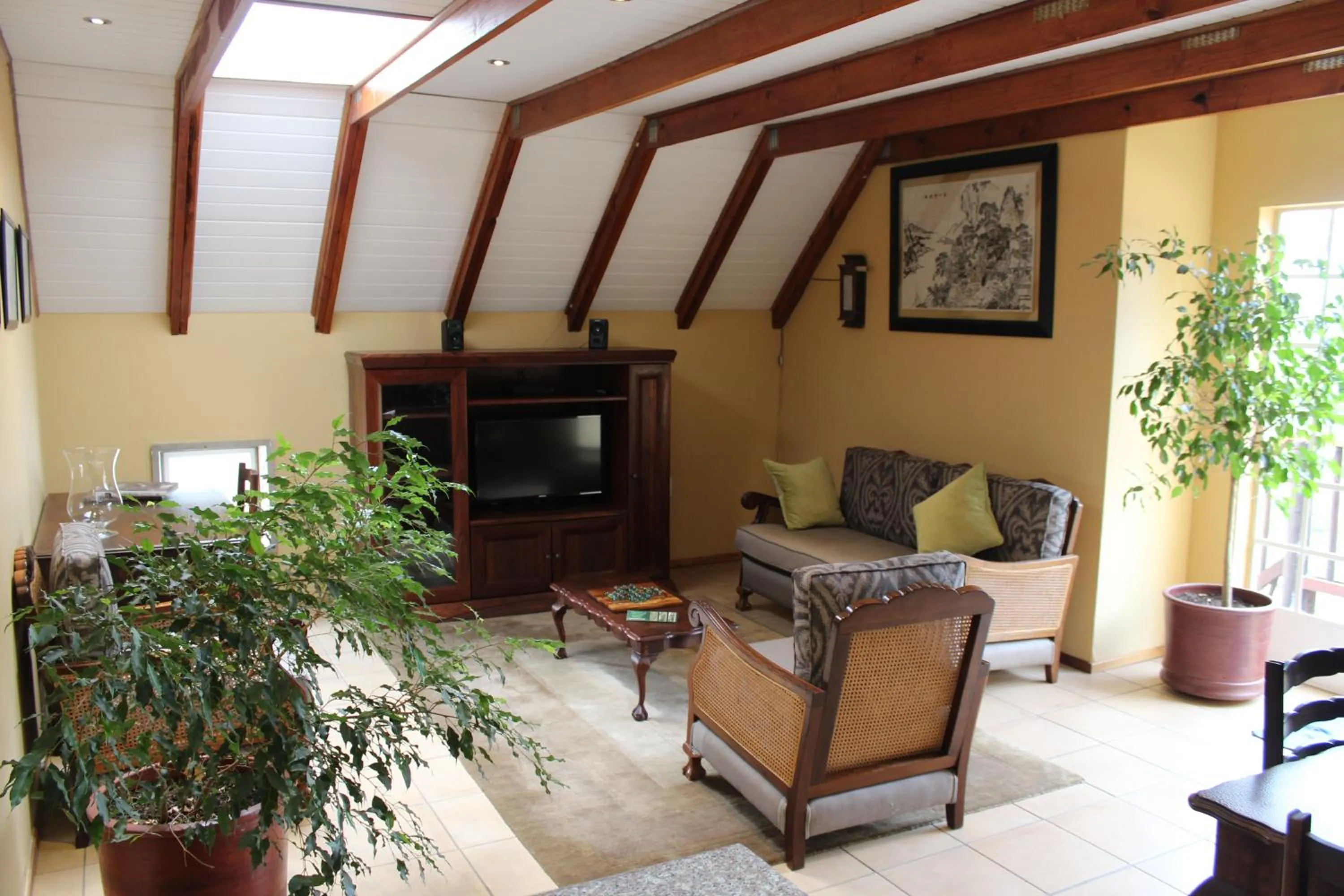 Living room in Emzini Apartments
