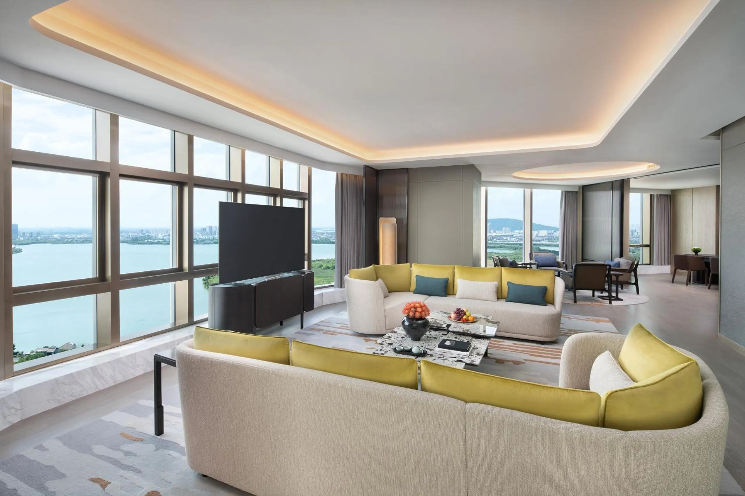 Living room in Hyatt Regency Changshu Kuncheng Lake