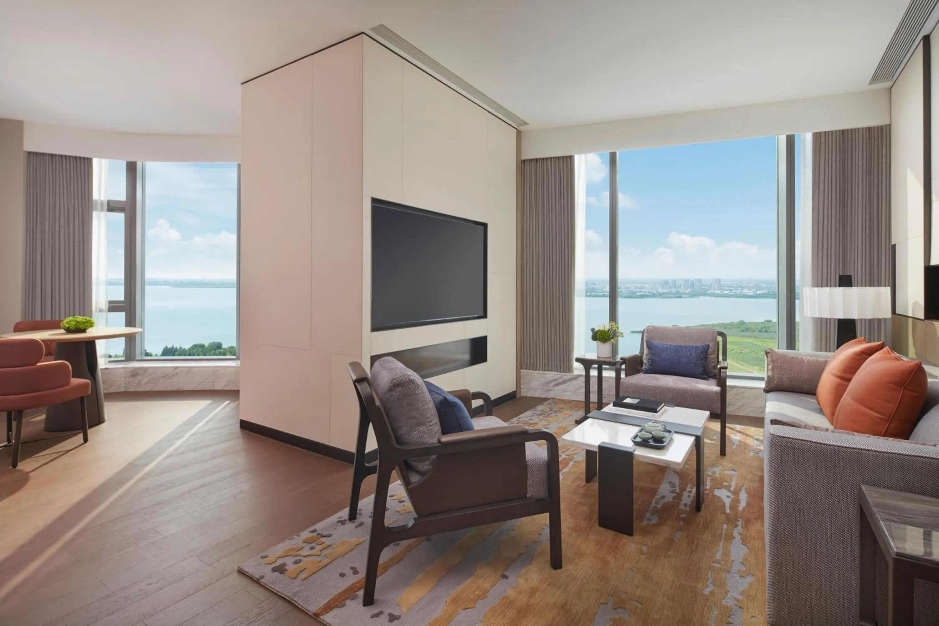 Living room in Hyatt Regency Changshu Kuncheng Lake
