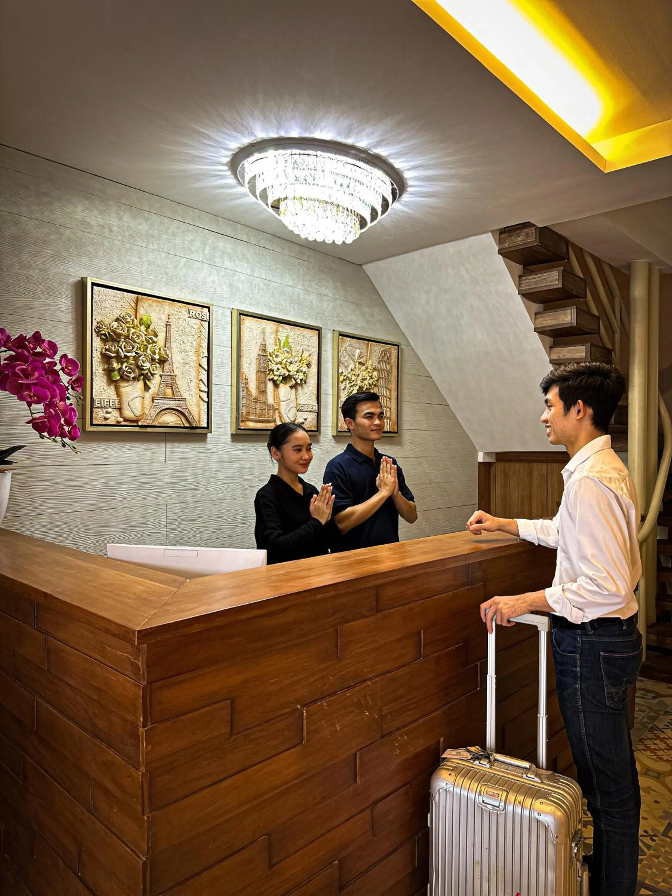 Lobby or reception in Lugano Arte Homestay