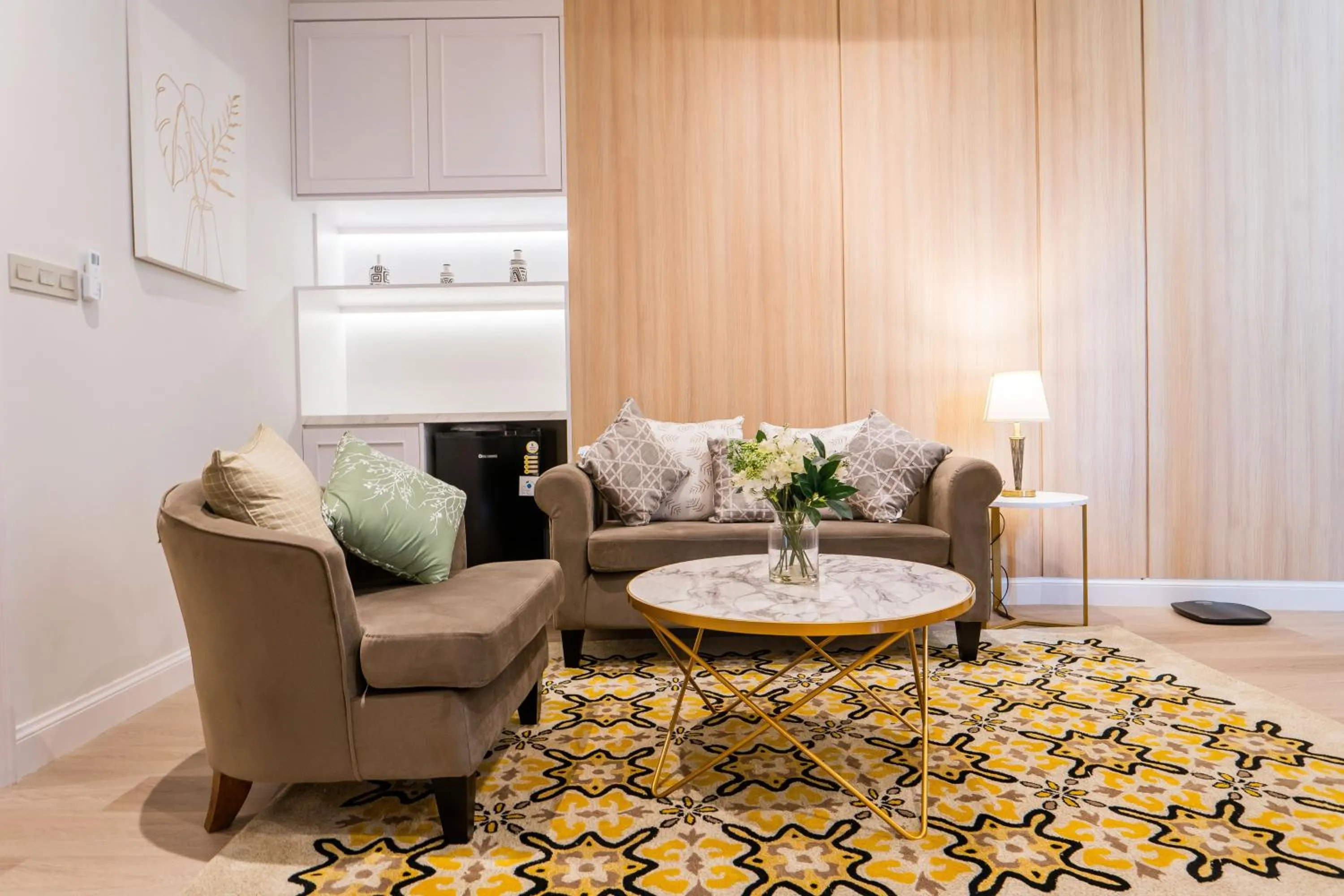 Living room in The Difan Hotel